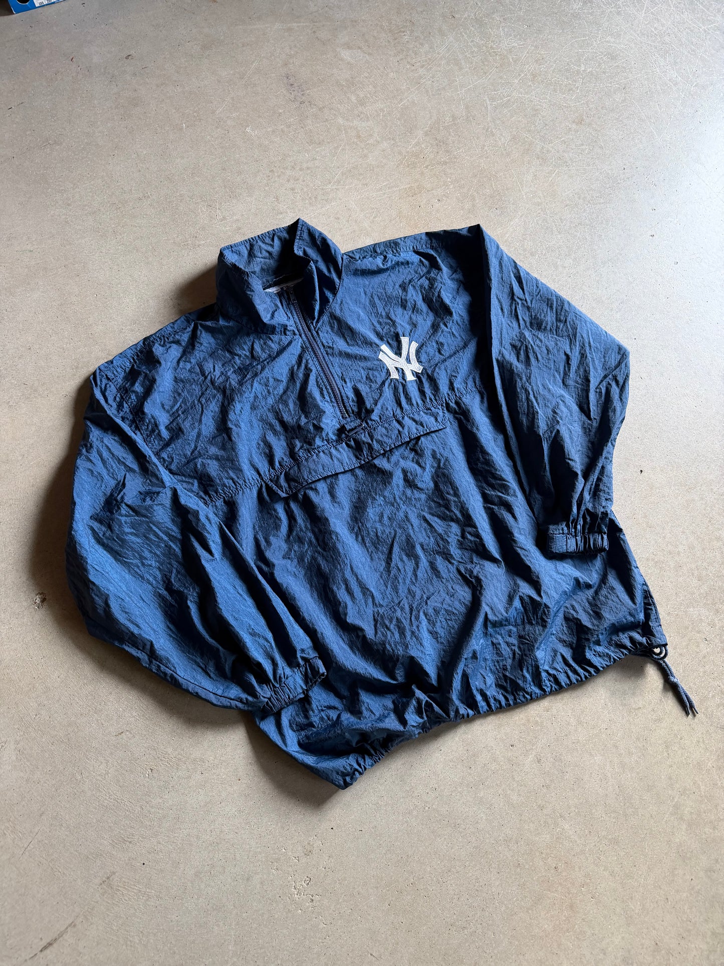 VTG New York Yankees Pullover Nylon Jacket Sz M