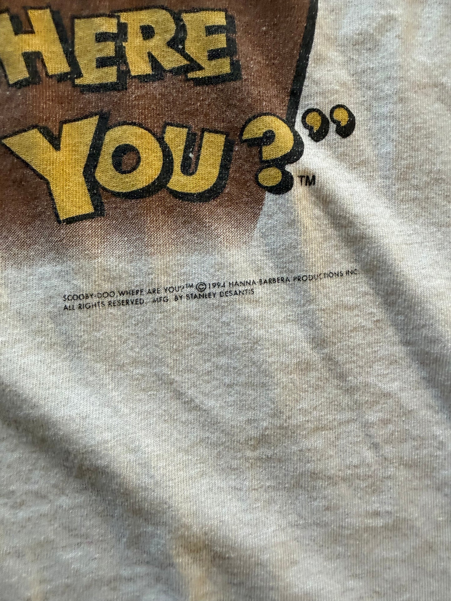 VTG Scooby Doo Where Are You Tee Sz XL