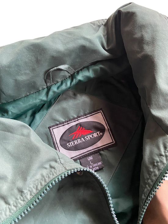 VTG Land Rover Driving School Green Harrington Jacket Sz L