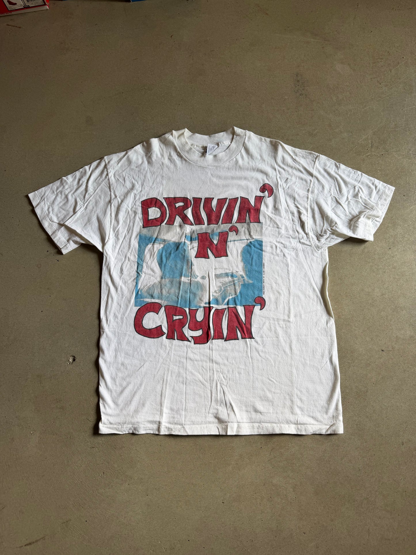 VTG 1992 Drivin N Cryin Around The Block Tour Tee Sz XL