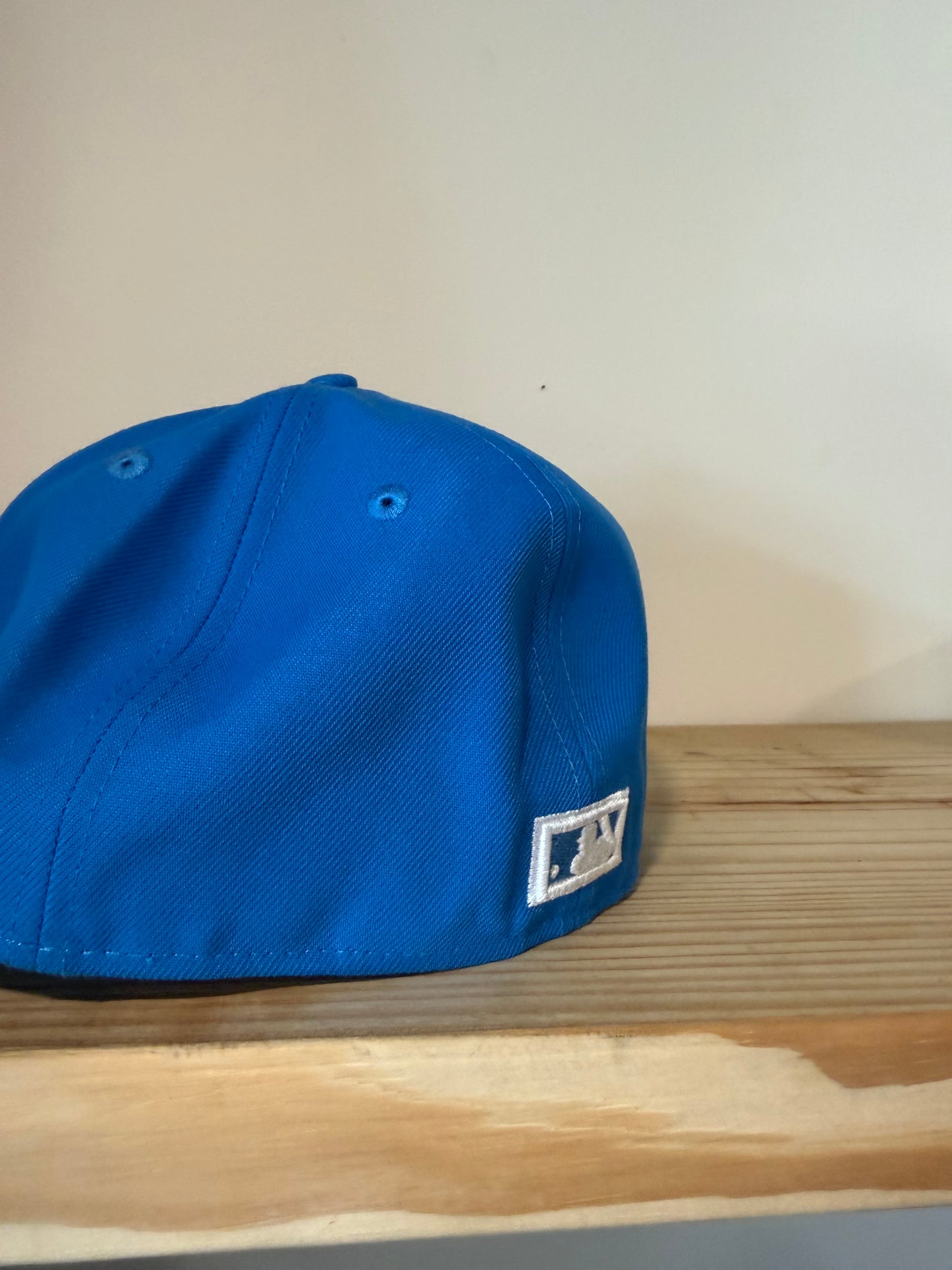 Chicago Cubs Red Brim Fitted Hat Sz 7 3/8