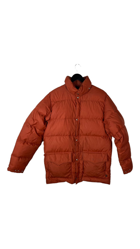 VTG Woolrich Burnt Orange Puffer Jacket SZ XL