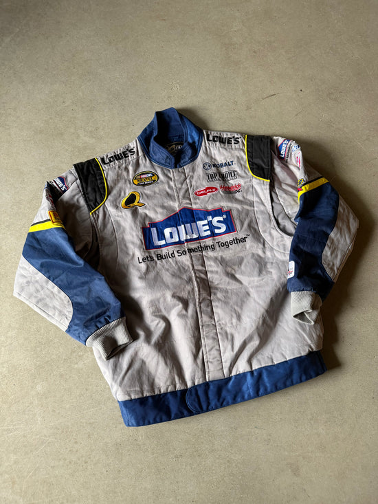 VTG Lowe's Blue/Gray Nascar Jacket Sz XL – Music City Vintage
