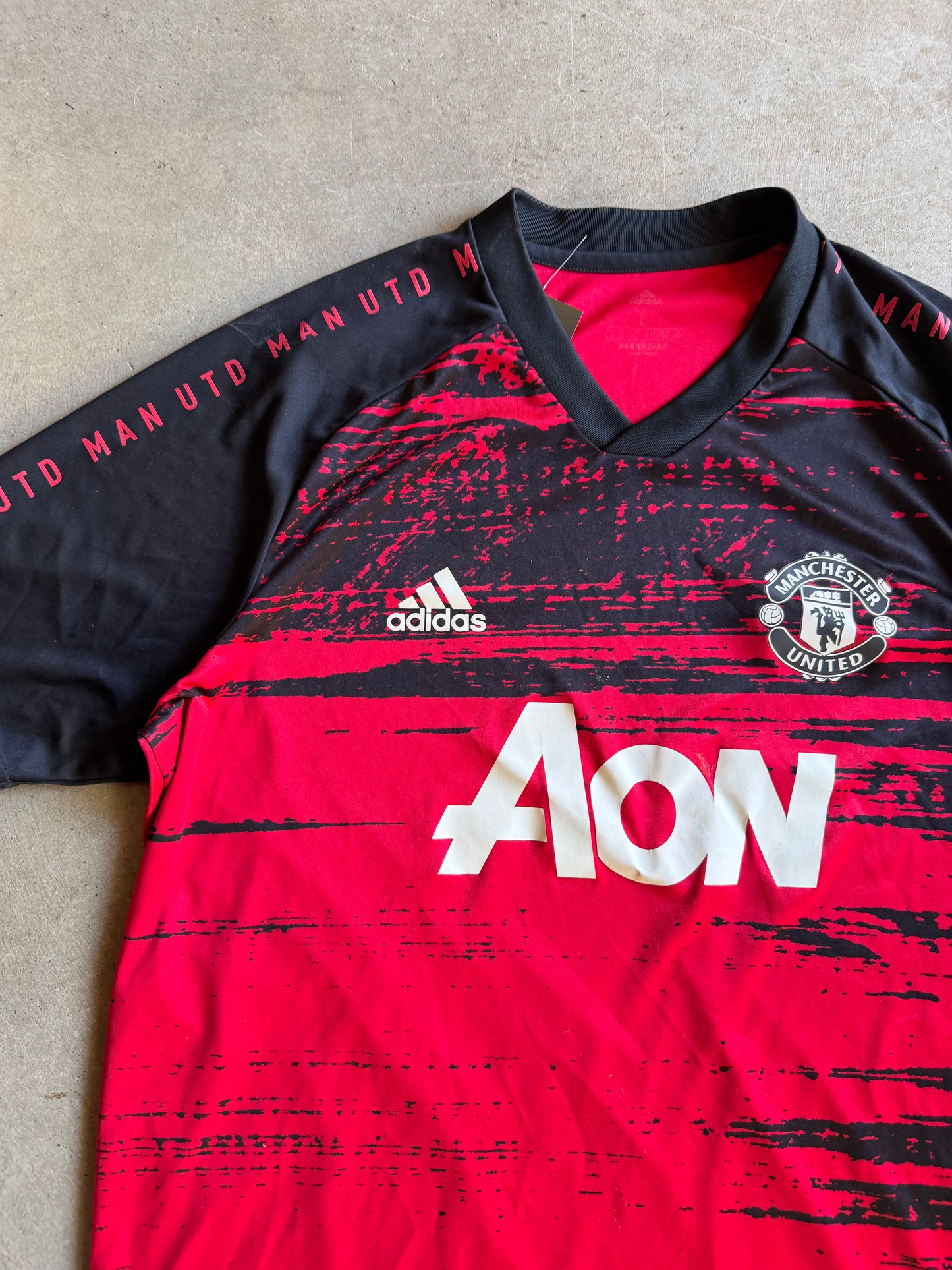 VTG Manchester United Warm Up Jersey Sz XL