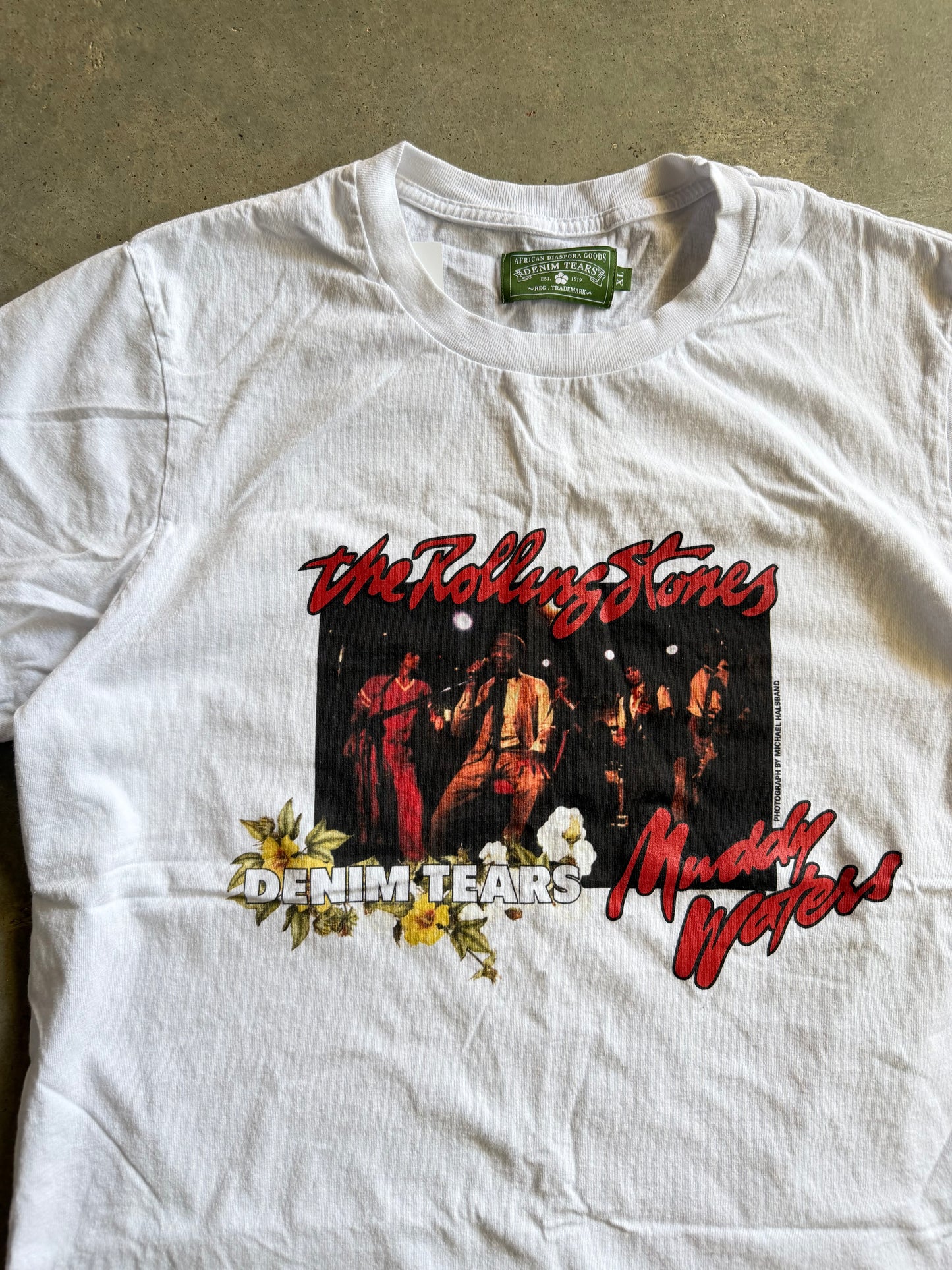 Denim Tears The Rolling Stones Muddy Waters Tee Sz XL
