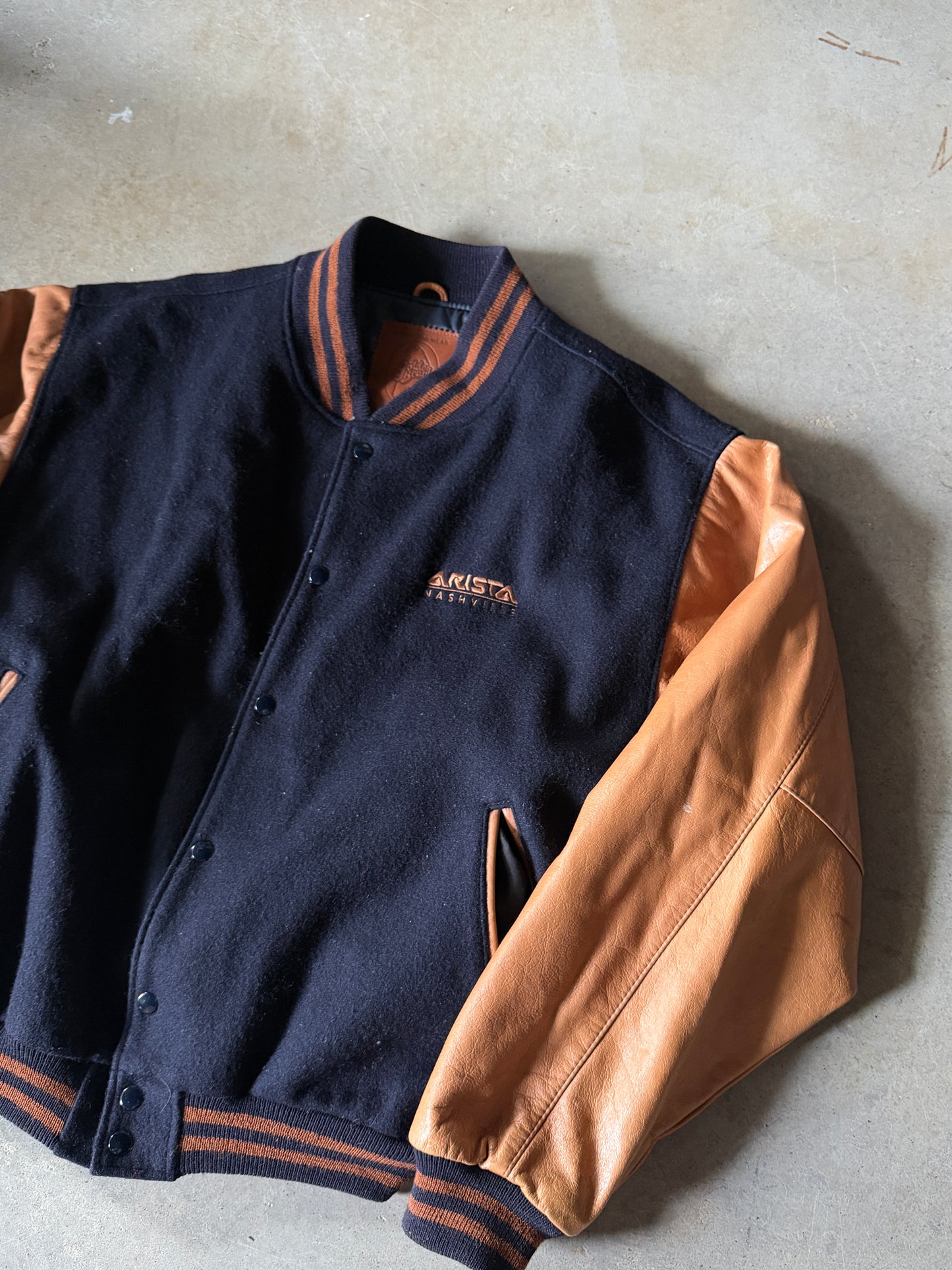 VTG Arista Nashville Varsity Jacket Sz XL