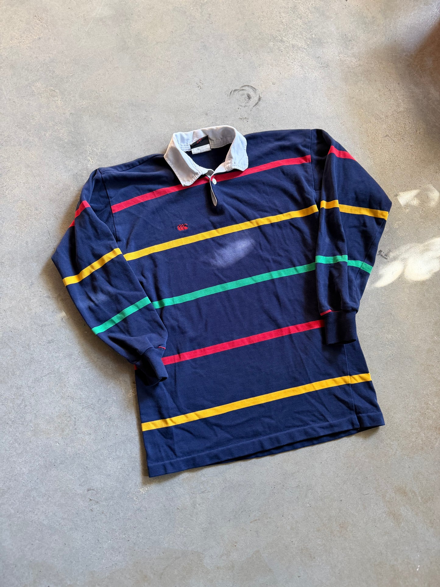 Canterbury New Zealand Multicolor Polo Rugby Sz M
