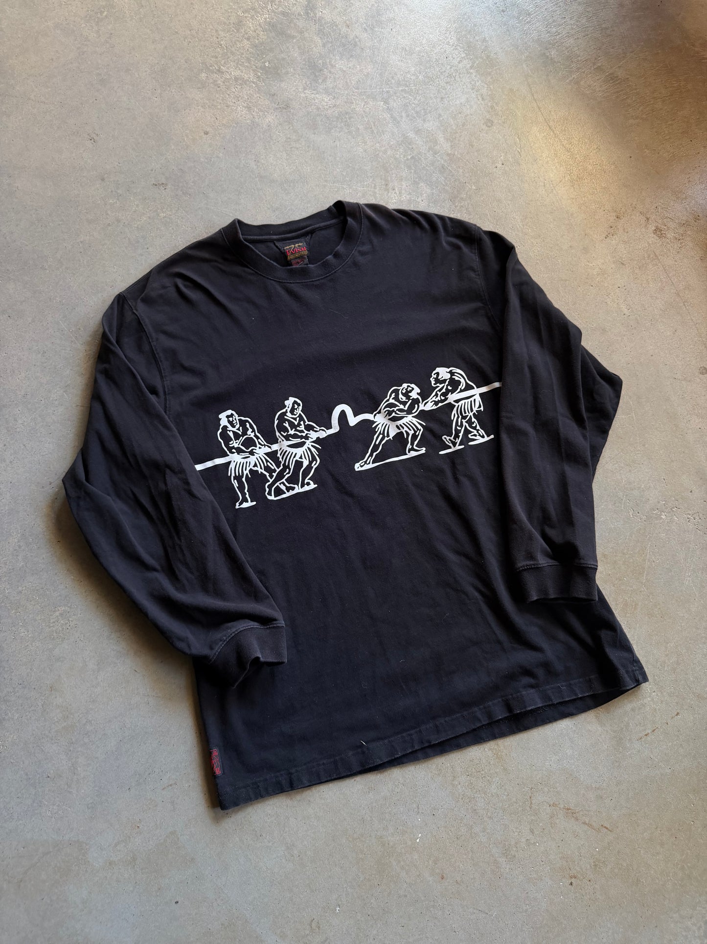 VTG Evisu L/S Graphic Tee Sz XL