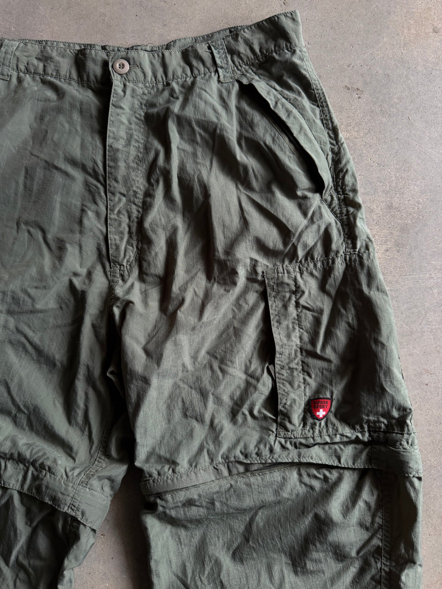 VTG Suisse Sport Olive Pants Sz 34x31