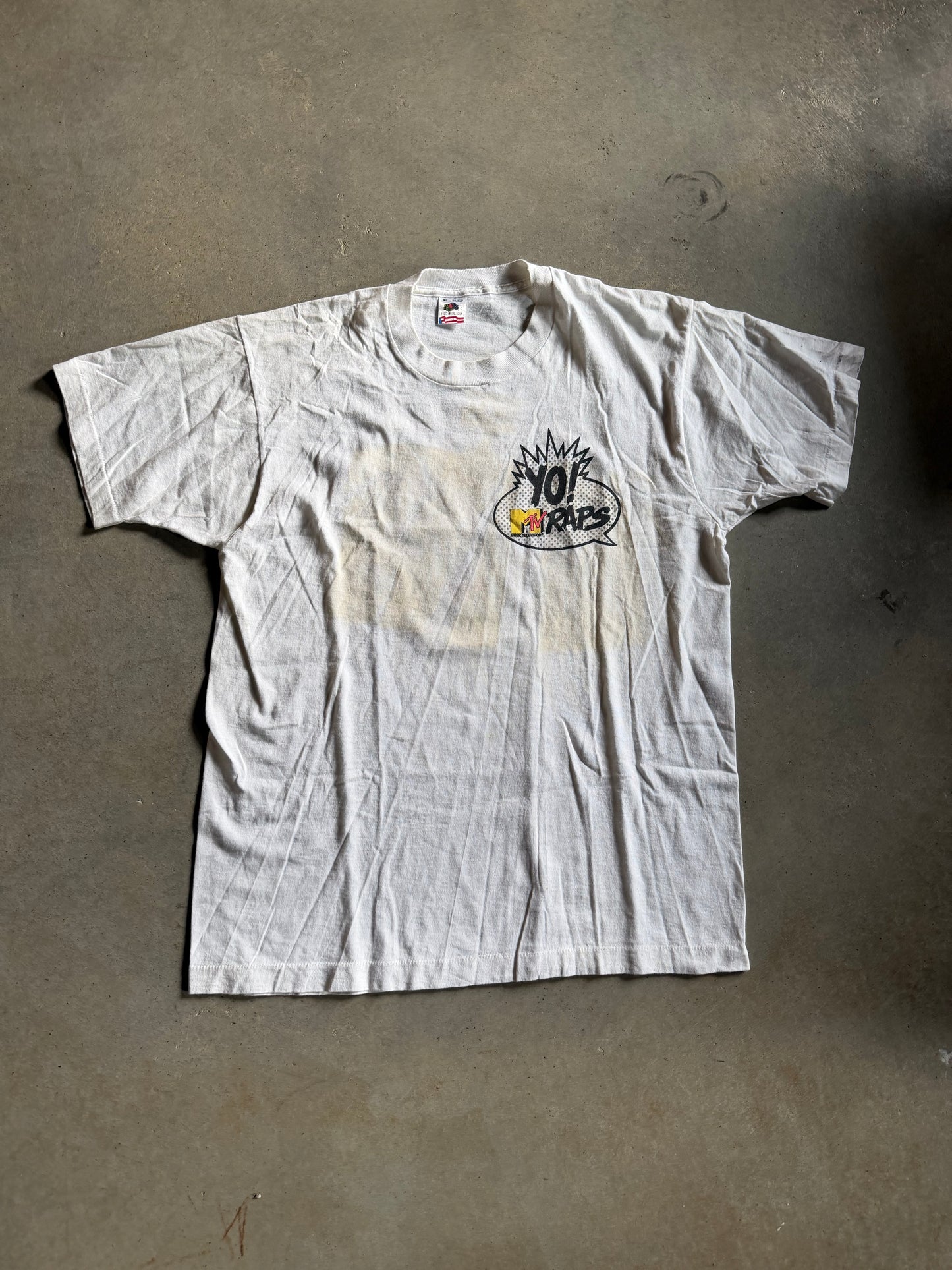 VTG Yo MTV Raps Tee Sz XL