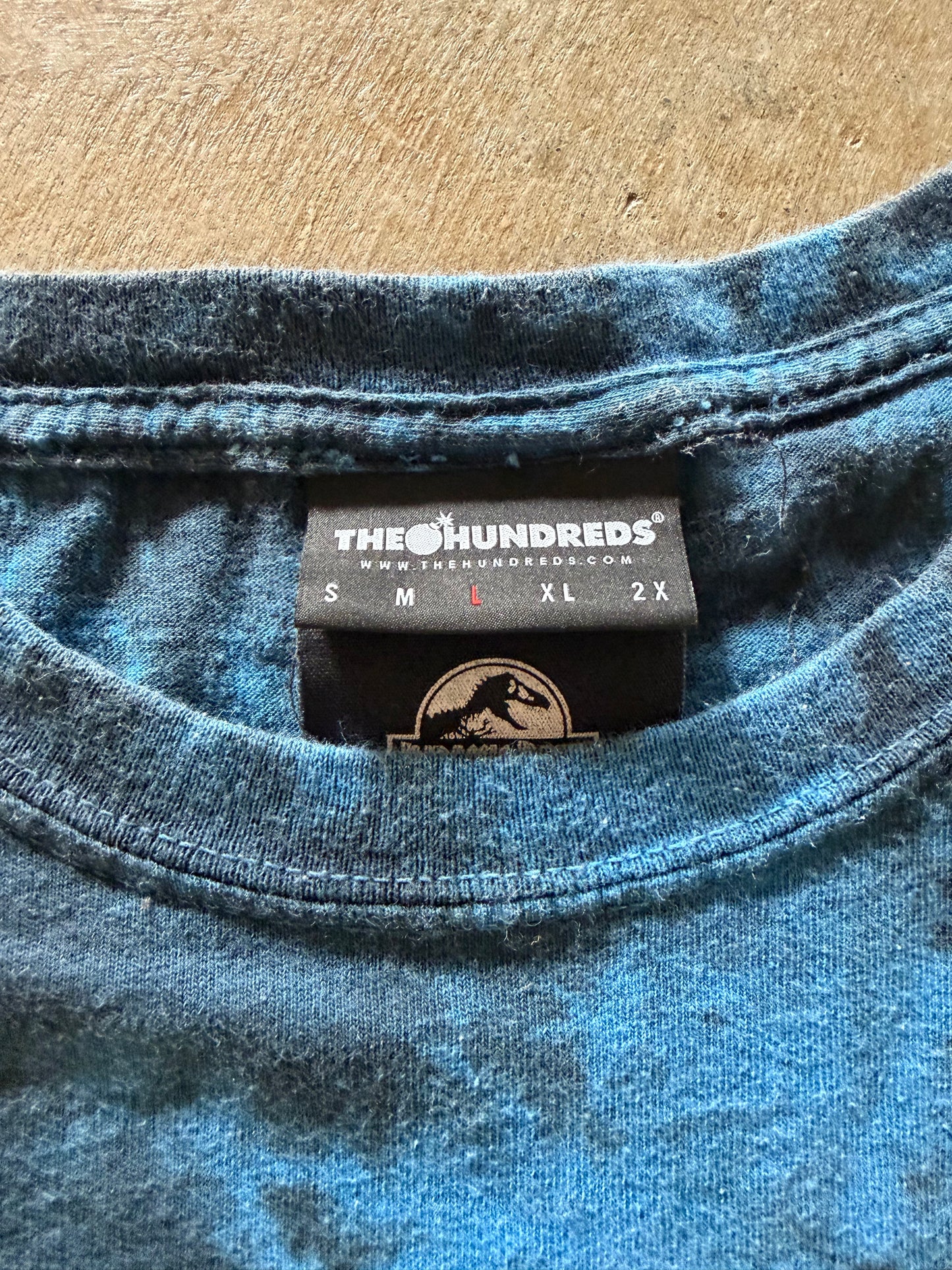 Jurassic Park x Hundreds Tie Dye Tee Sz L