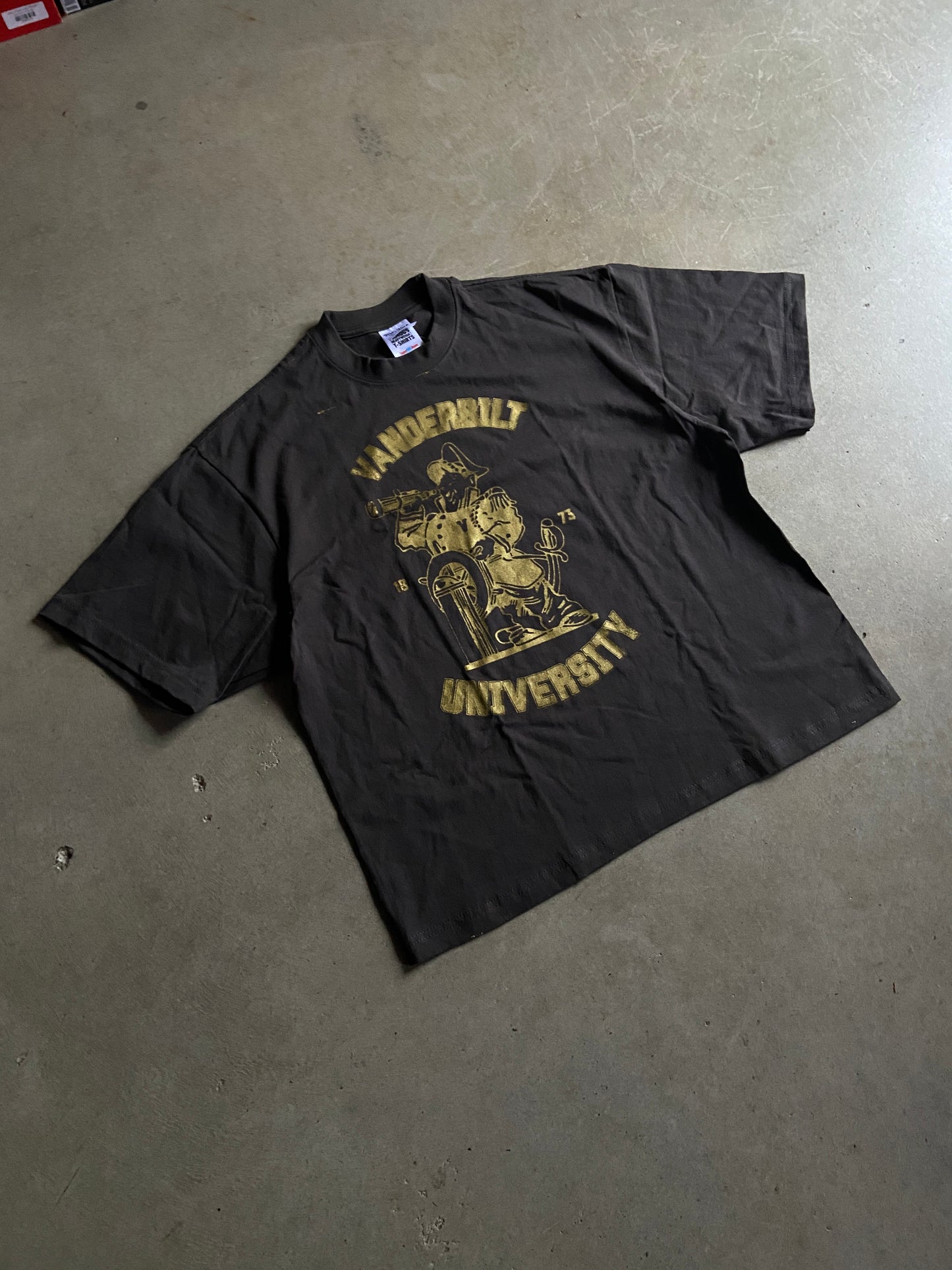 Hand Printed Vanderbilt Commodores Tee
