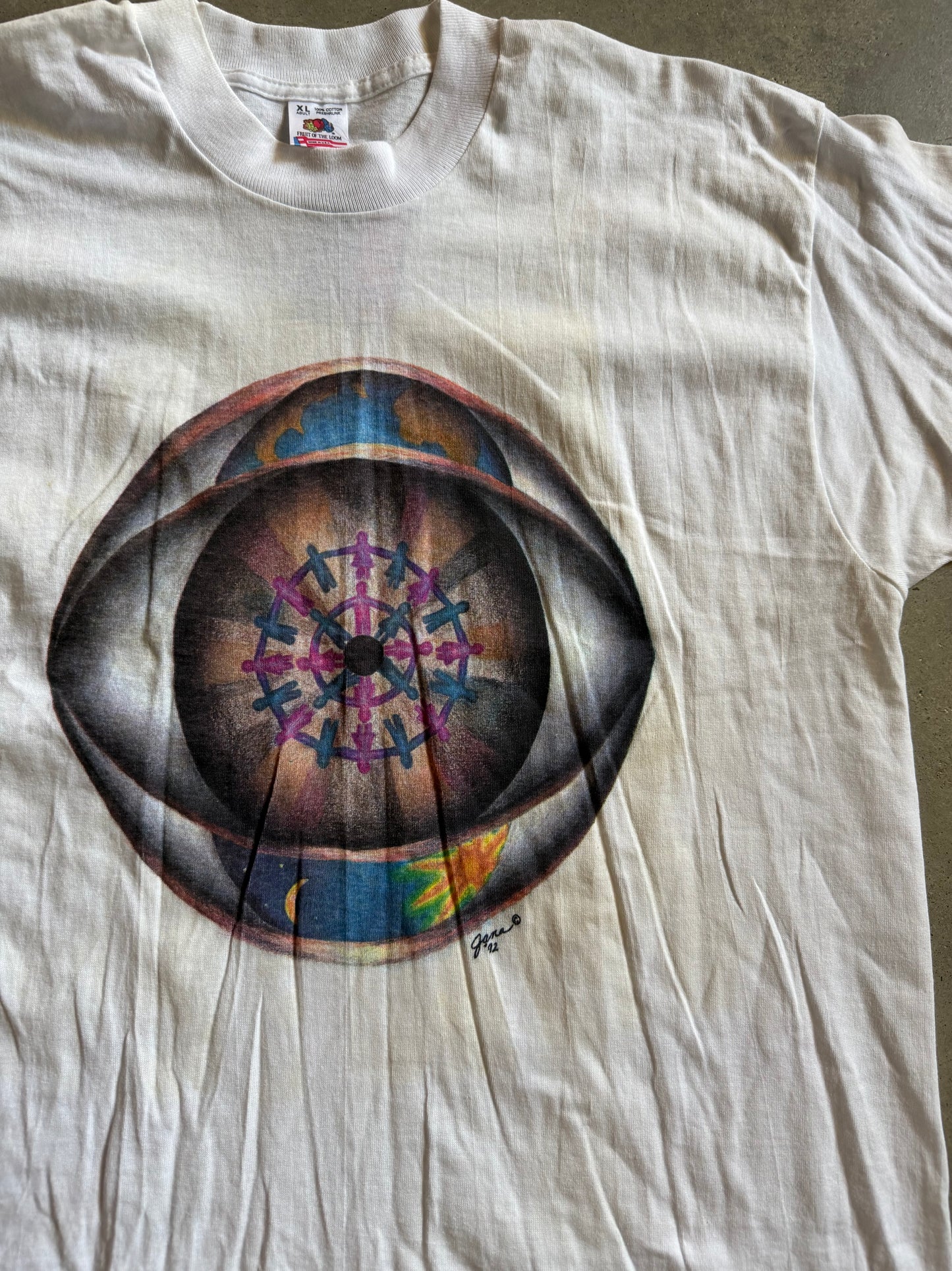 VTG Widespread Panic Eyeball Tee Sz XL