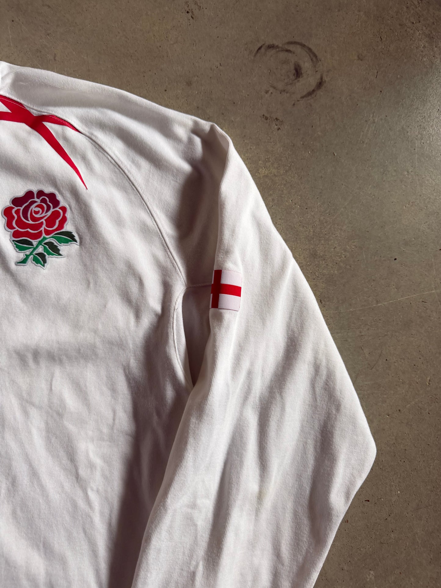 Y2K Nike Rugby World Cup 2007 Polo LS Shirt Sz 2XL