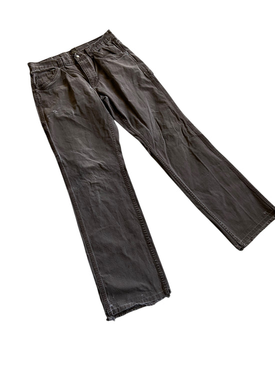 Y2K Faded Brown C.E Schmidt Carpenter Jeans Sz 34x34