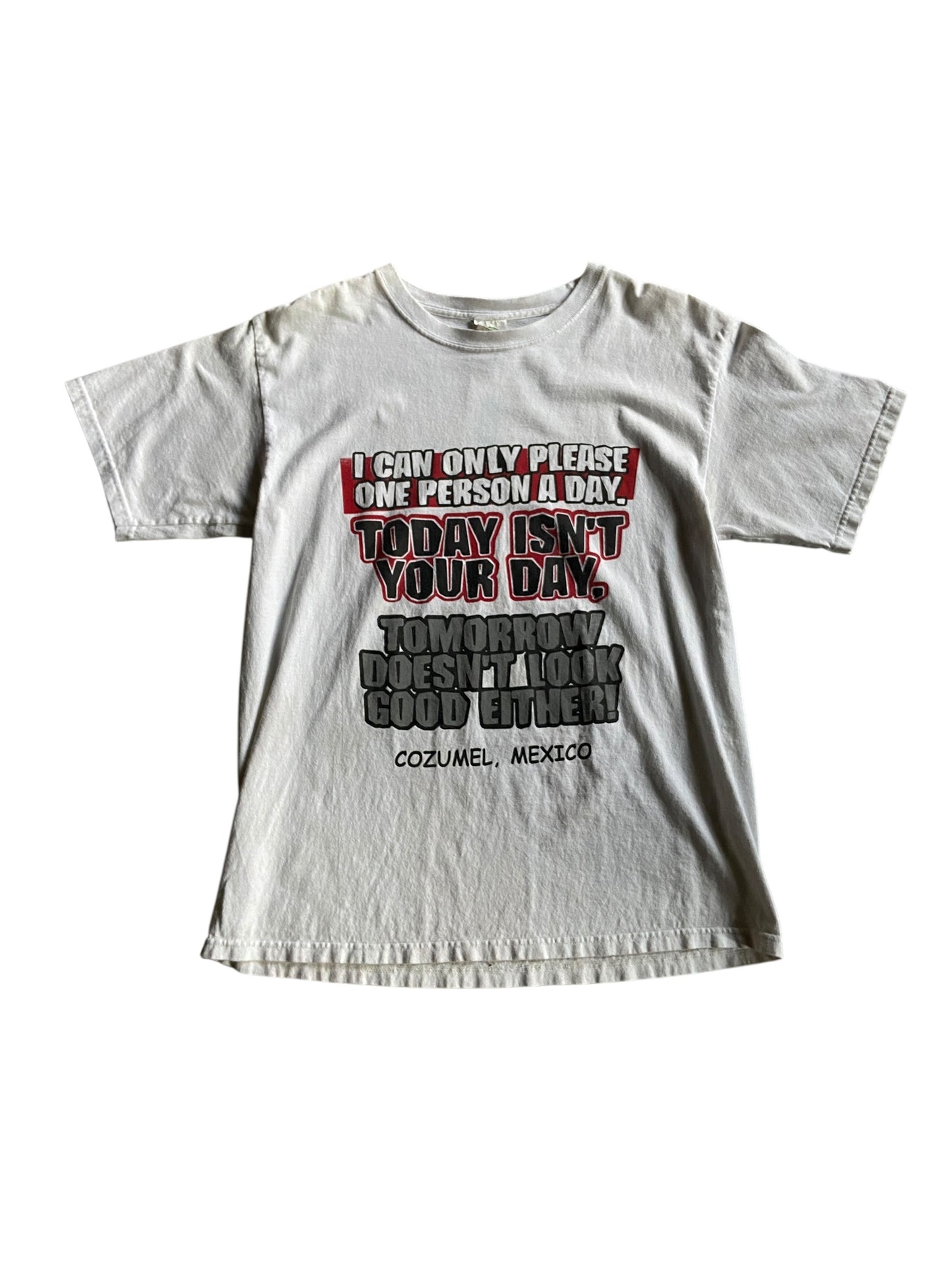 VTG "Today Isn't Your Day" T-Shirt Sz XL