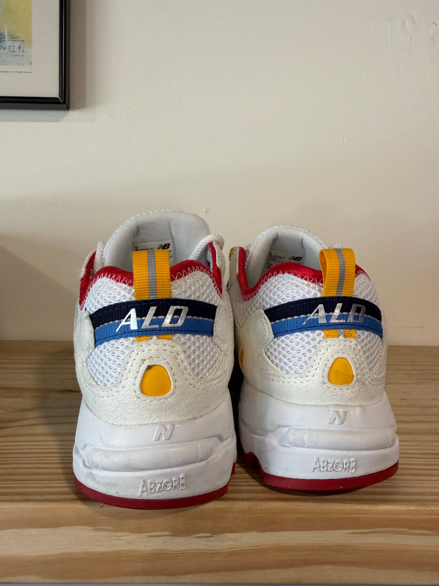 Preowned New Balance 827 Abzorb Aime Leon Dore White Multi Sz 7M/8.5W