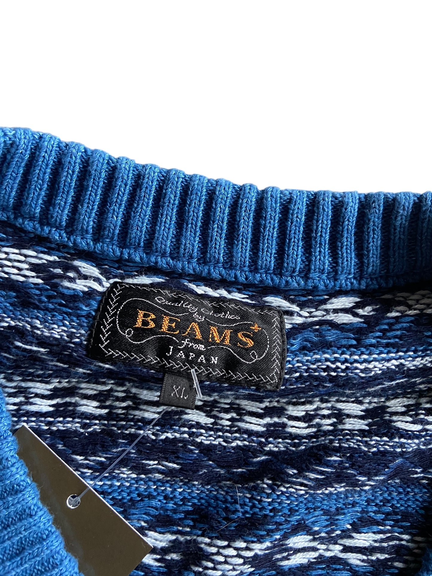 Beams Knit Sweater Vest Sz L