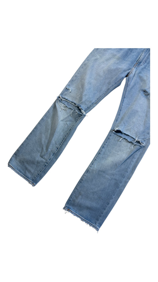 VTG Levis 502 Light Wash Denim Jeans Sz 33x33