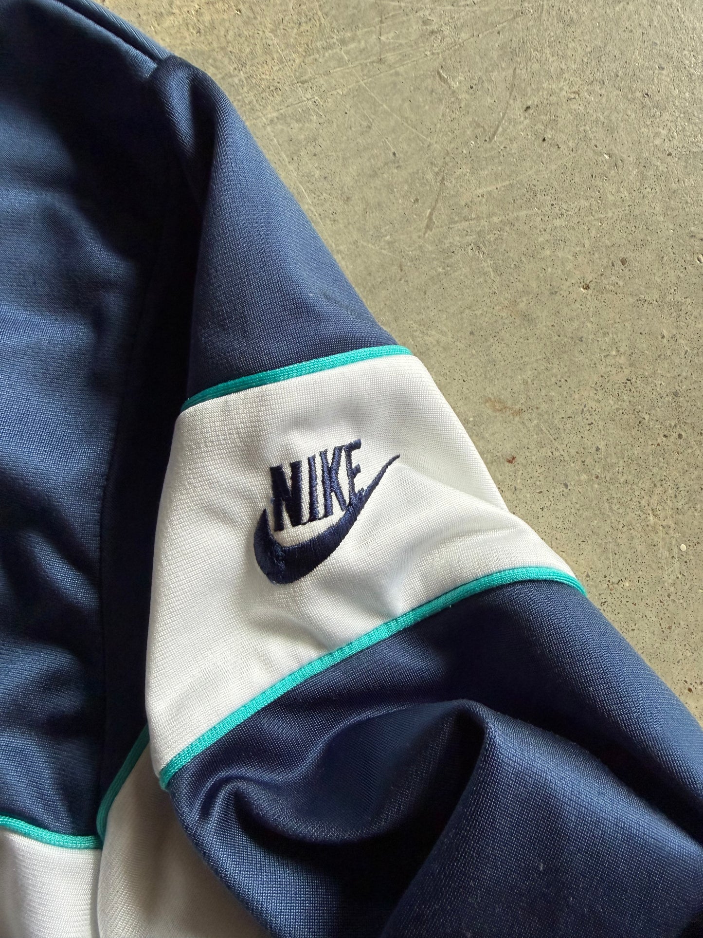VTG Nike Sweatsuit Blue/White Jacket Sz XL