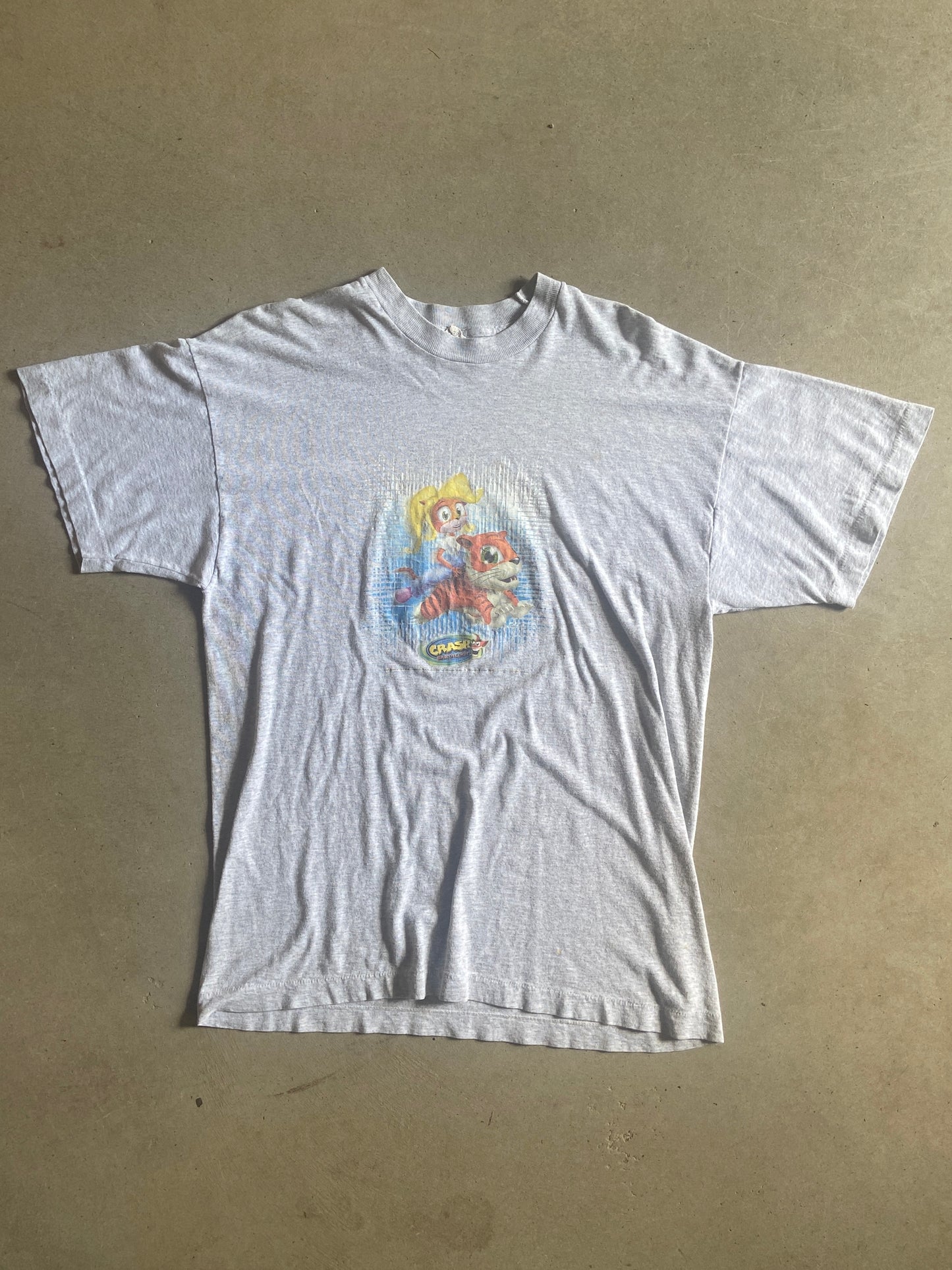 VTG 2000 Coco Crash Bandicoot Playstation Promo Tee  Sz L