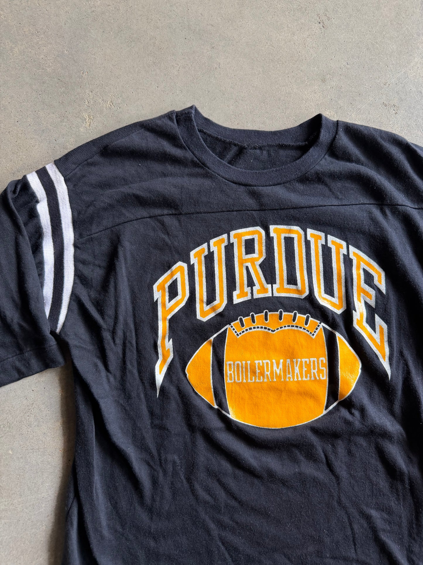 VTG Purdue Boilermakers 1/2 Sleeve Tee Sz M/L