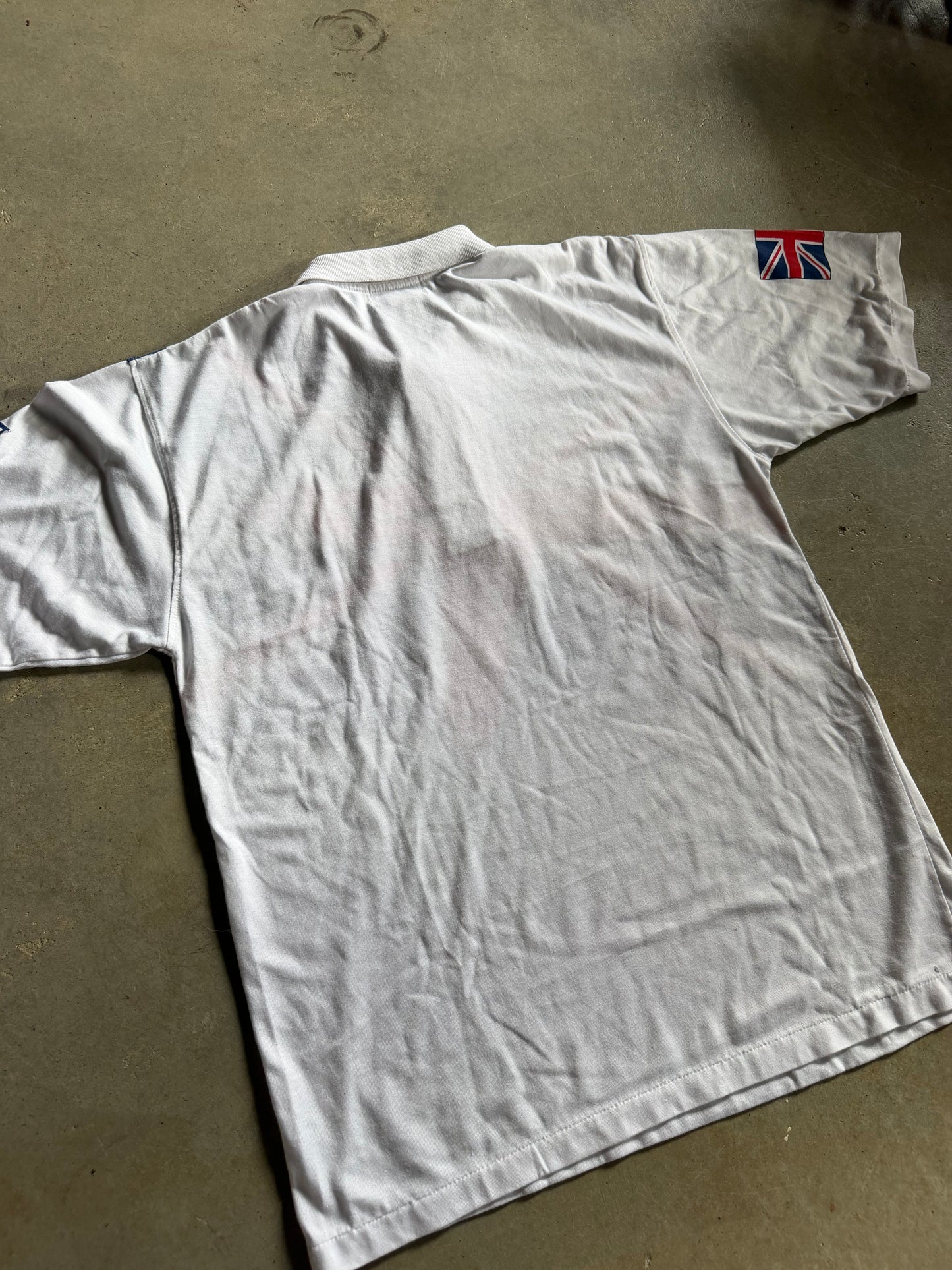 VTG Mitre England World Cup 1994 Polo Shirt Sz XL