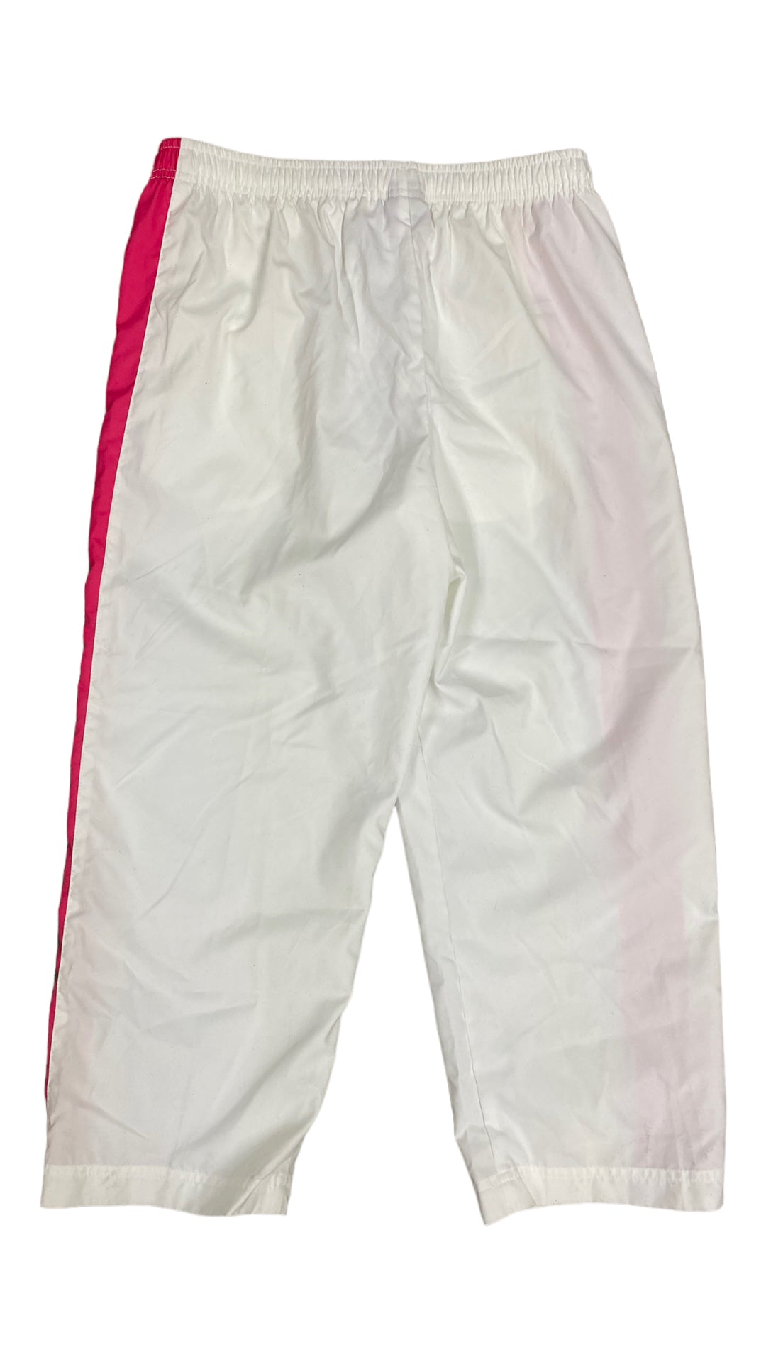VTG Pink/White Nike Poly Capri Pants Sz M