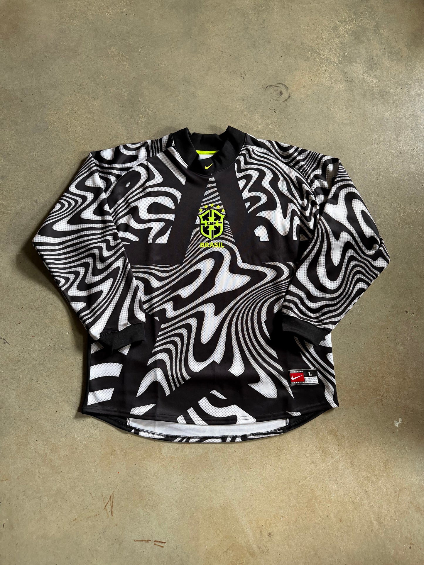 Brazil Nike Goalkeeper Jersey Sz L