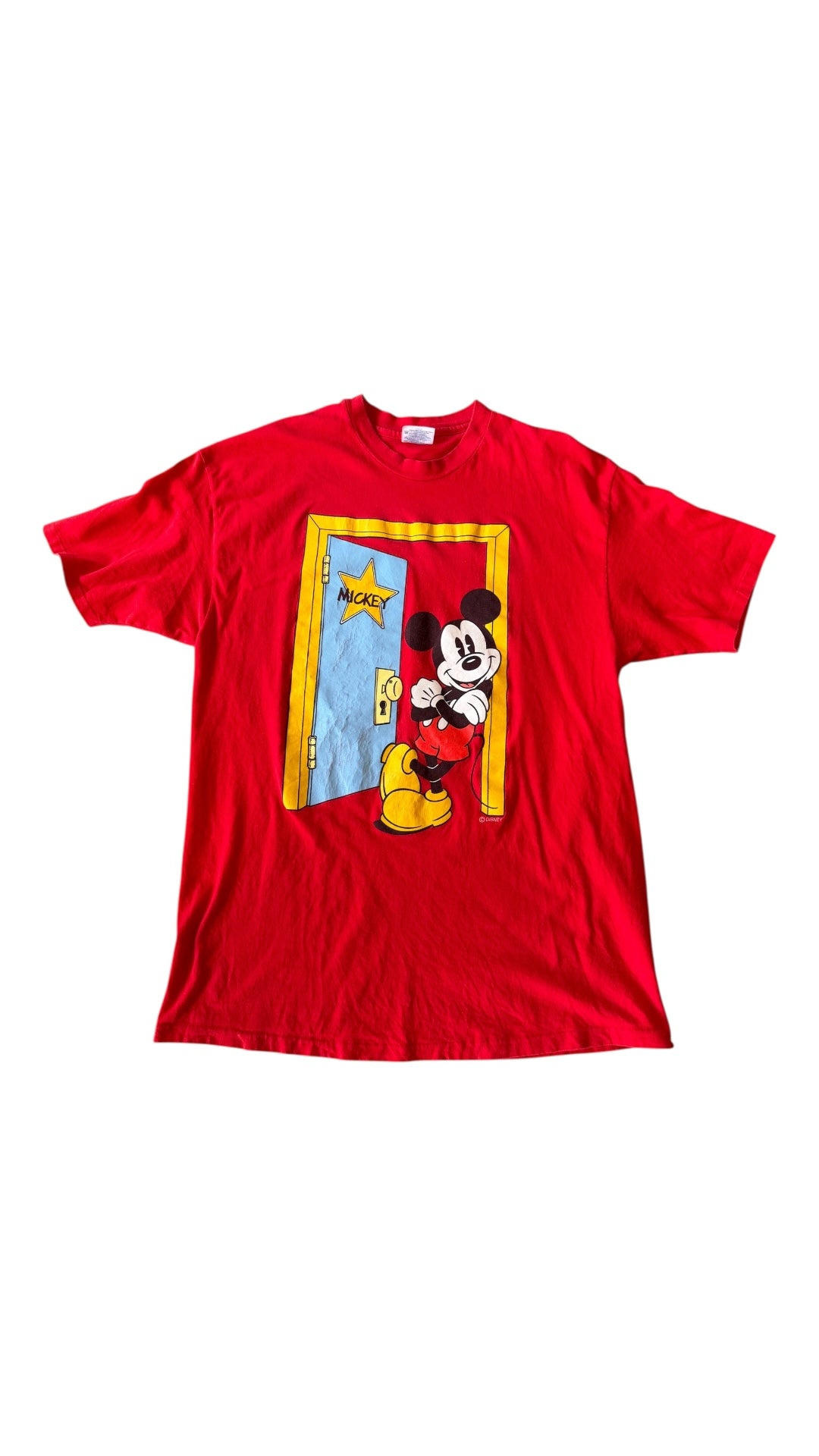 VTG Mickey Doorframe Tee Sz L