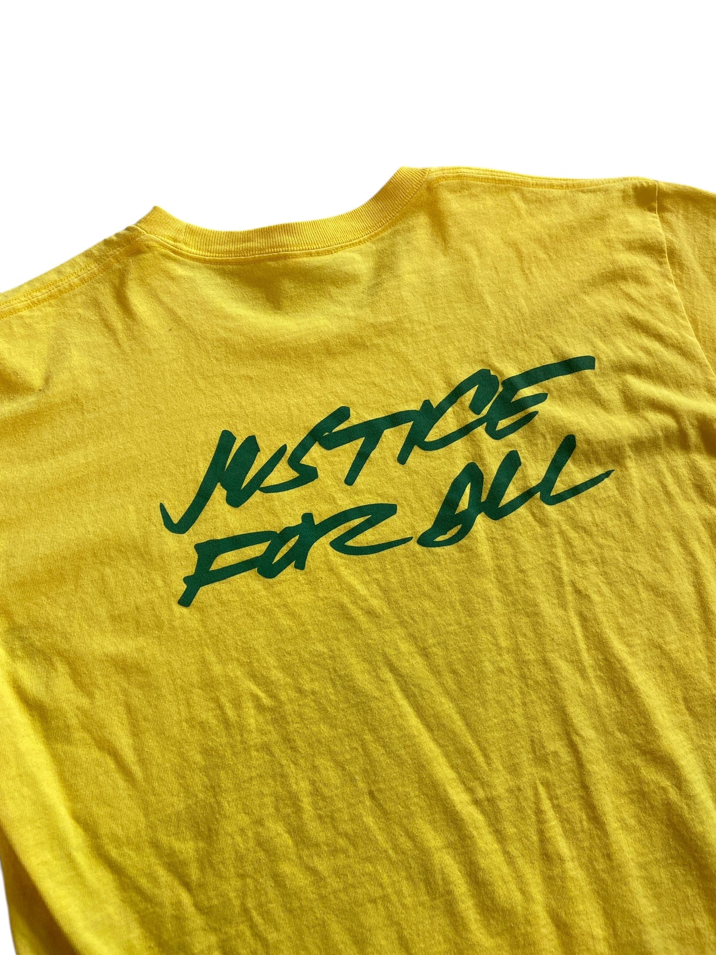 Supreme Justice For All Yellow Tee Sz M/L