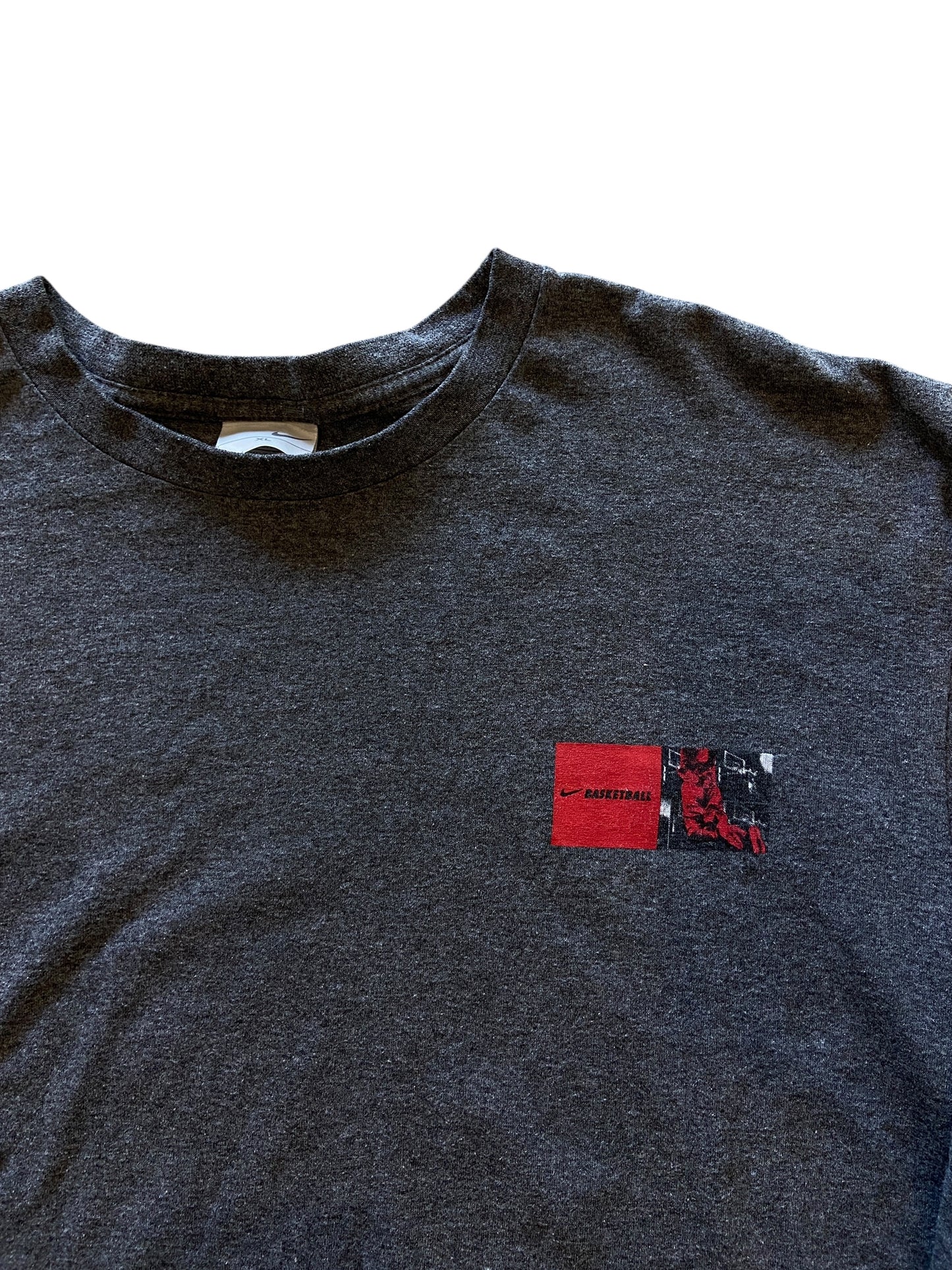 VTG Nike Basketball Dunking Graphic L/S Tee Sz XL