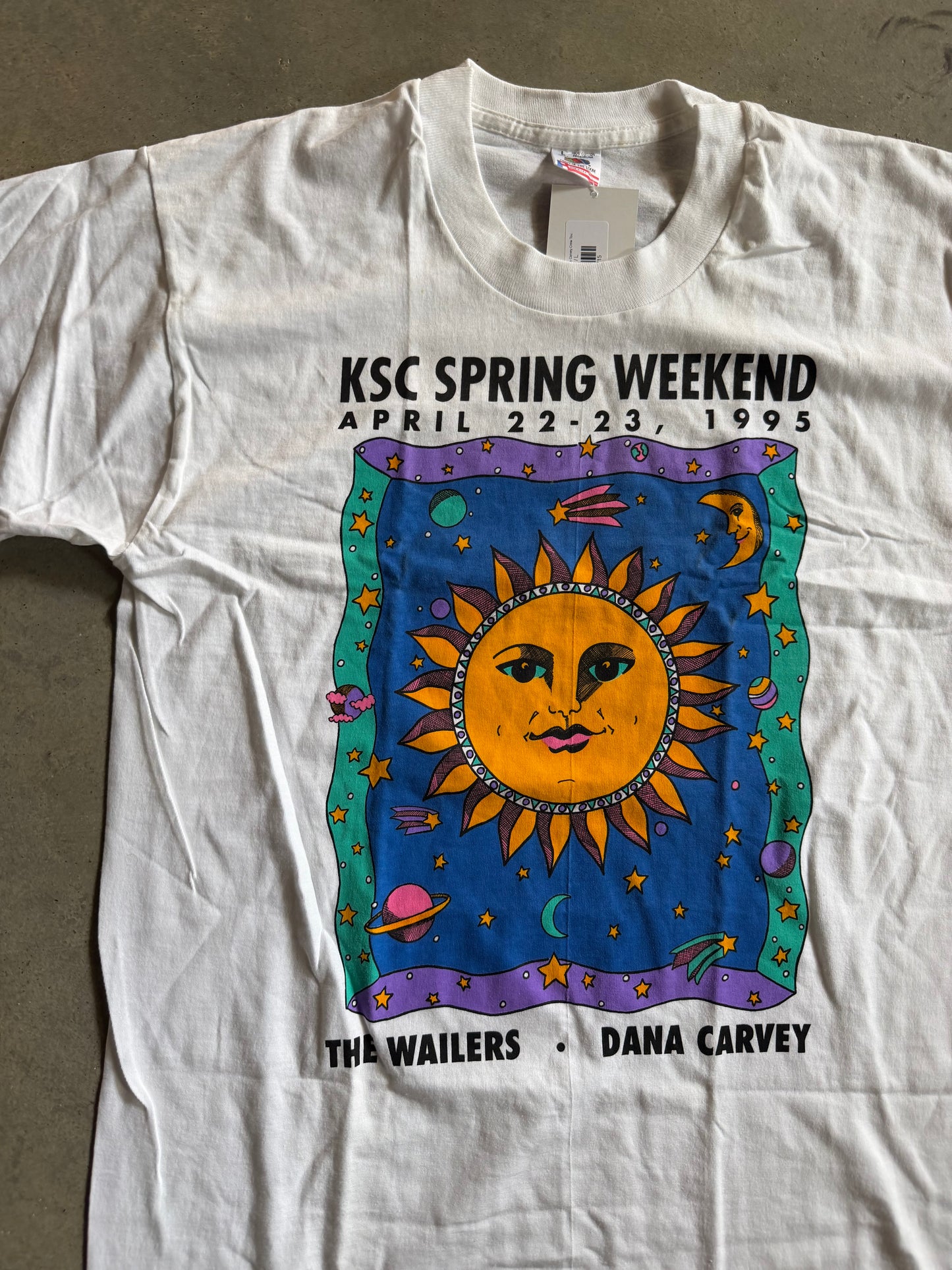 VTG 1995 The Wailers Dana Carvey Crew Tour Tee Sz L