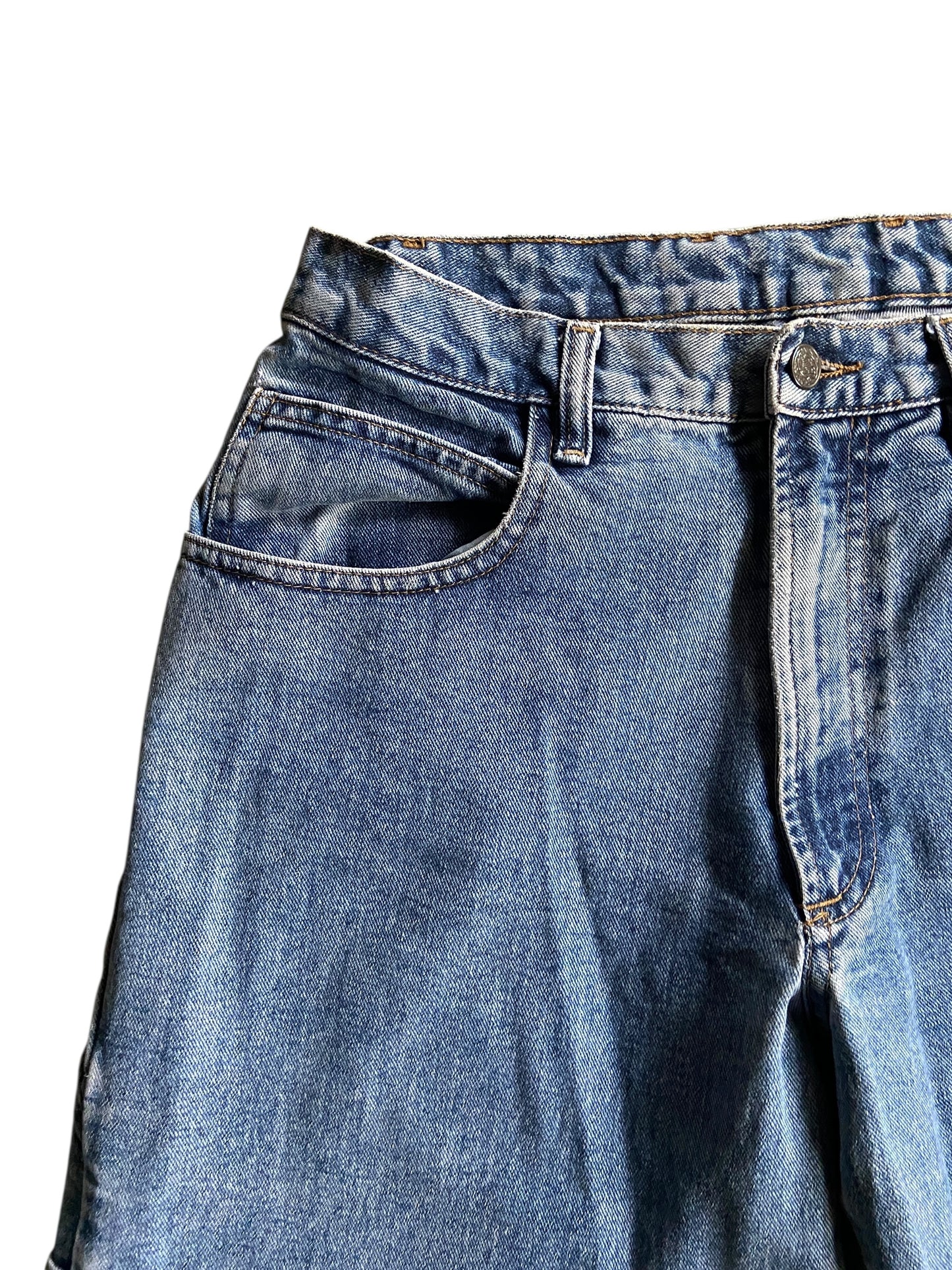 Y2K DKNY Donna Karan Denim Jeans Sz 32x28