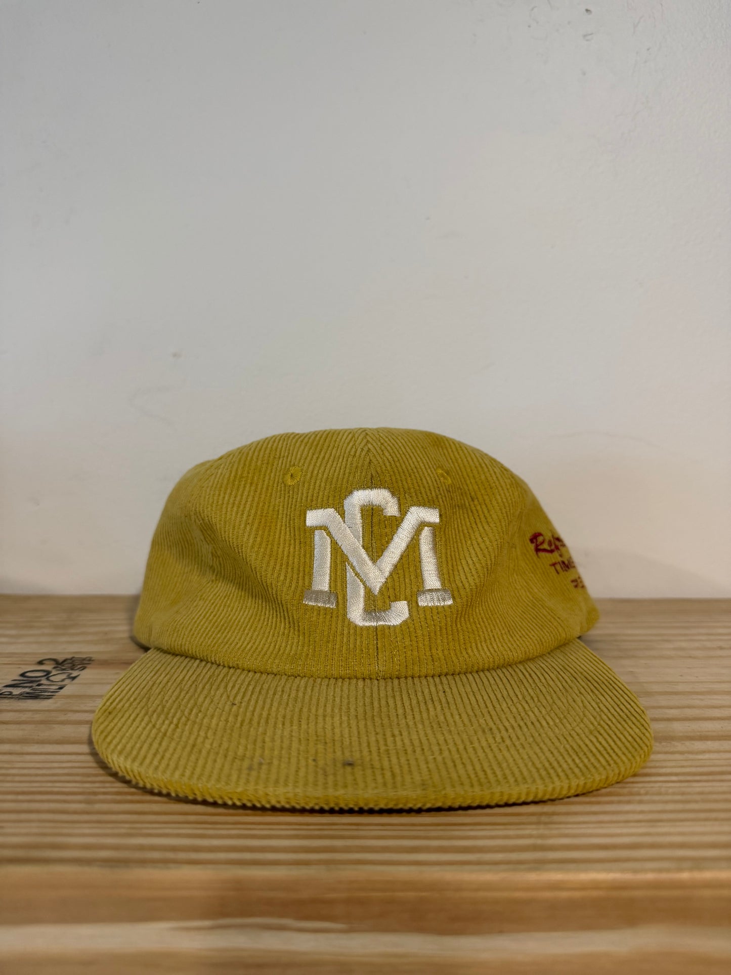 Music City Vintage Yellow Corduroy Hat