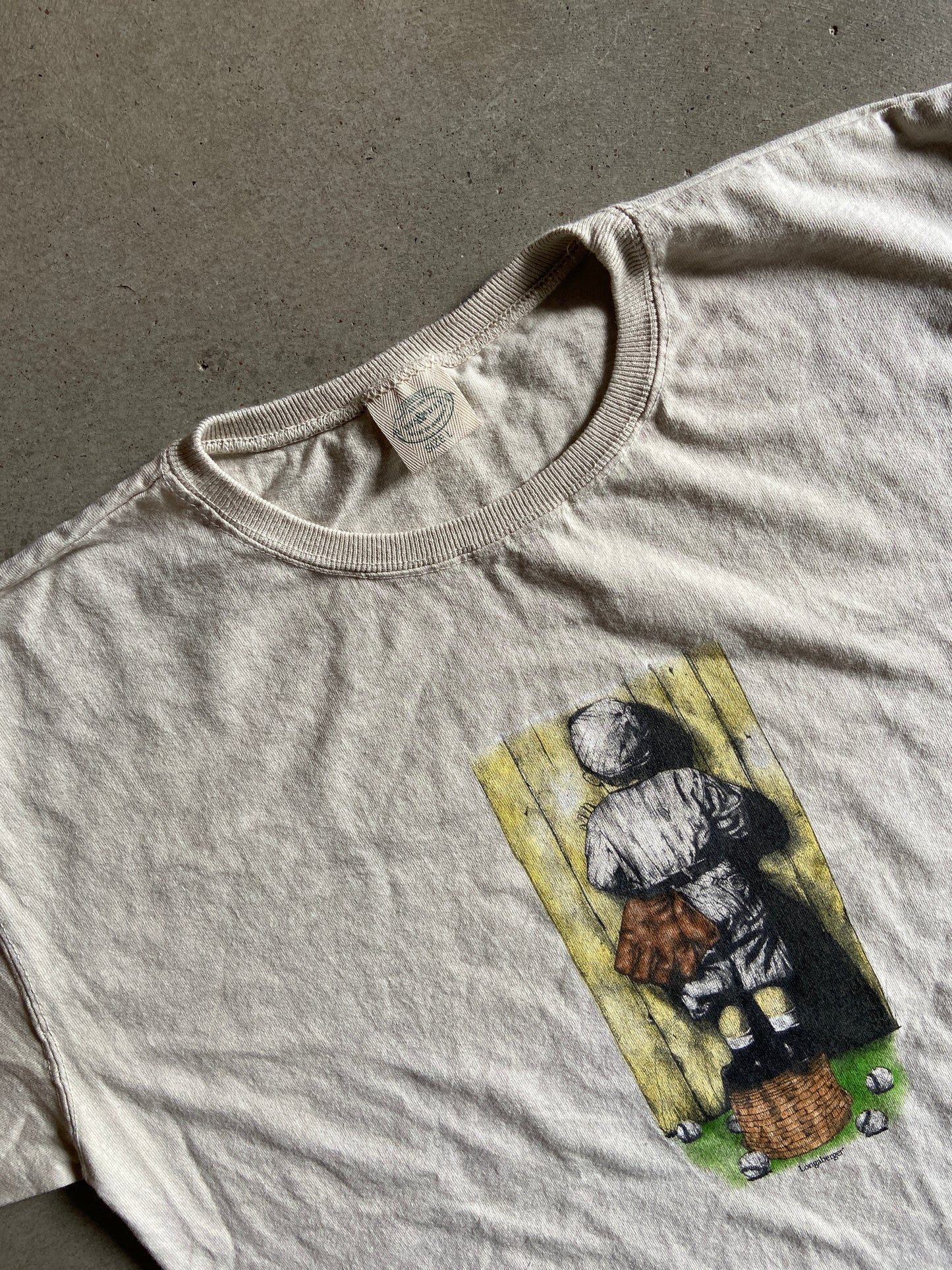 VTG Longaberger Baseball Tee Sz L