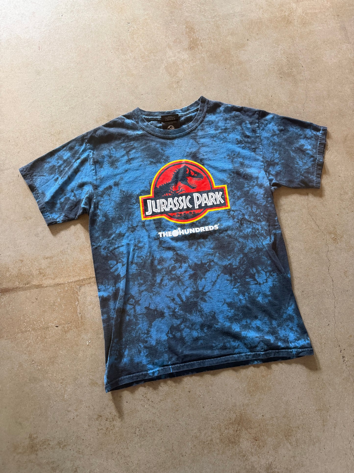 Jurassic Park x Hundreds Tie Dye Tee Sz L
