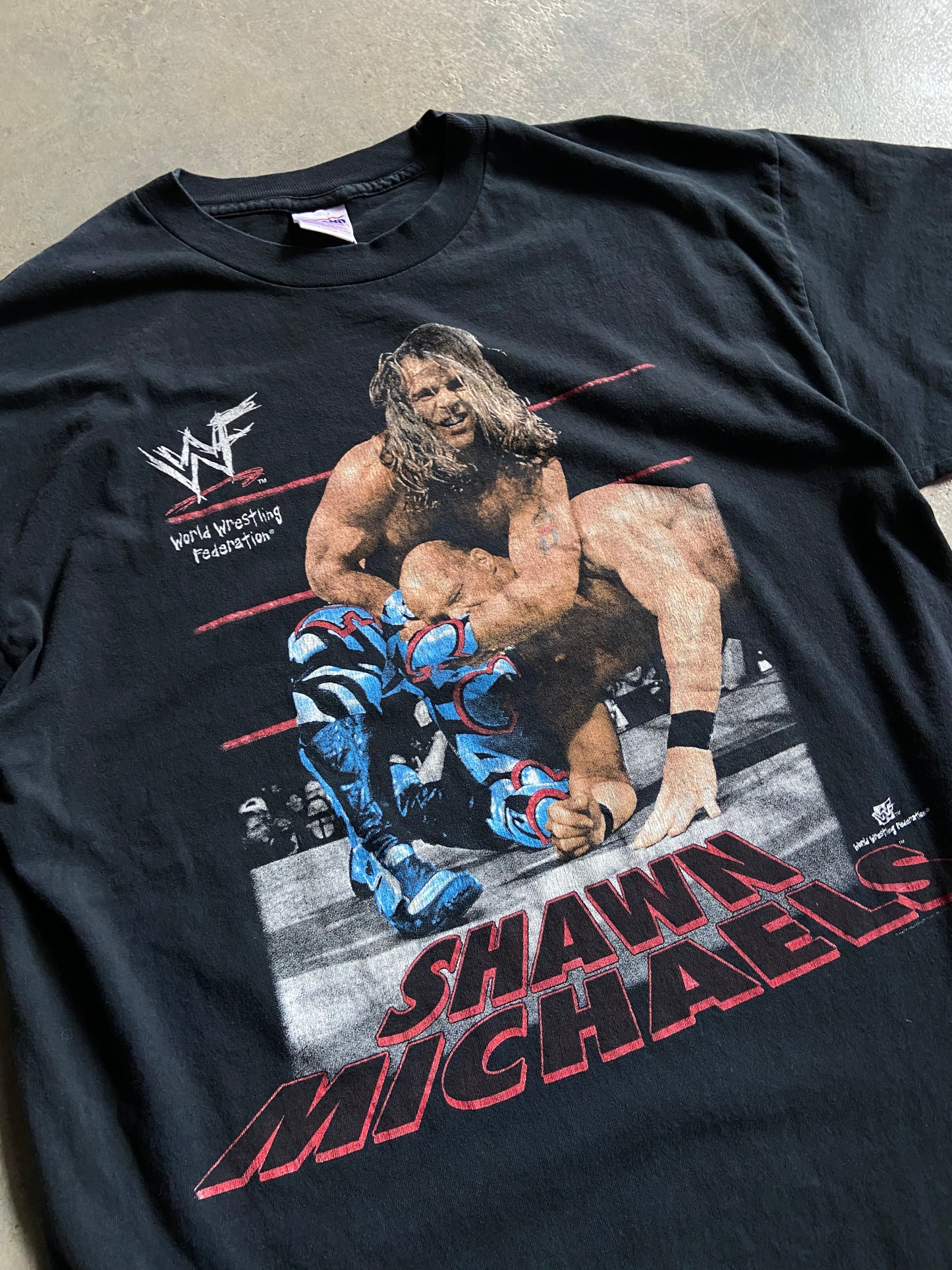 VTG Shawn Michaels WWF Wrestling Tee Sz XL