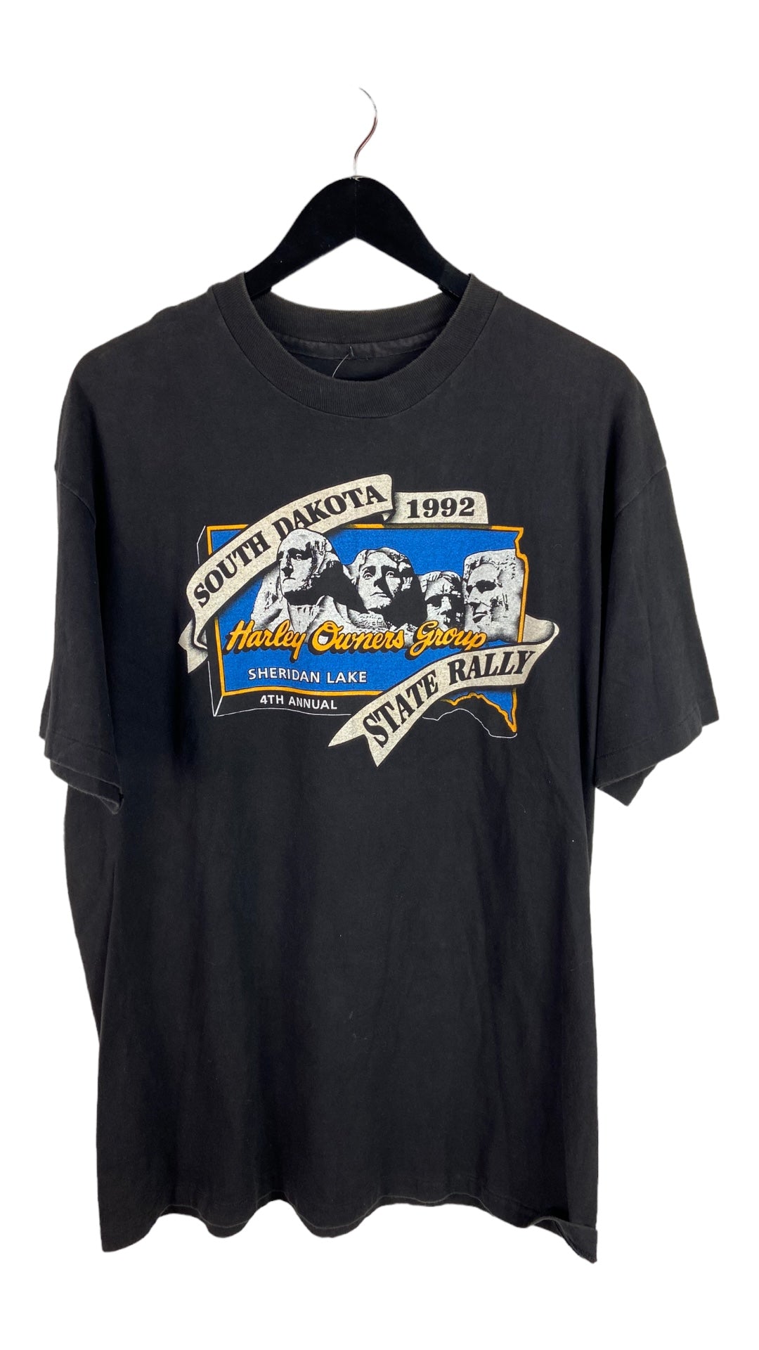 VTG '92 Harley Davidson Mount Rushmore Tee Sz L/XL