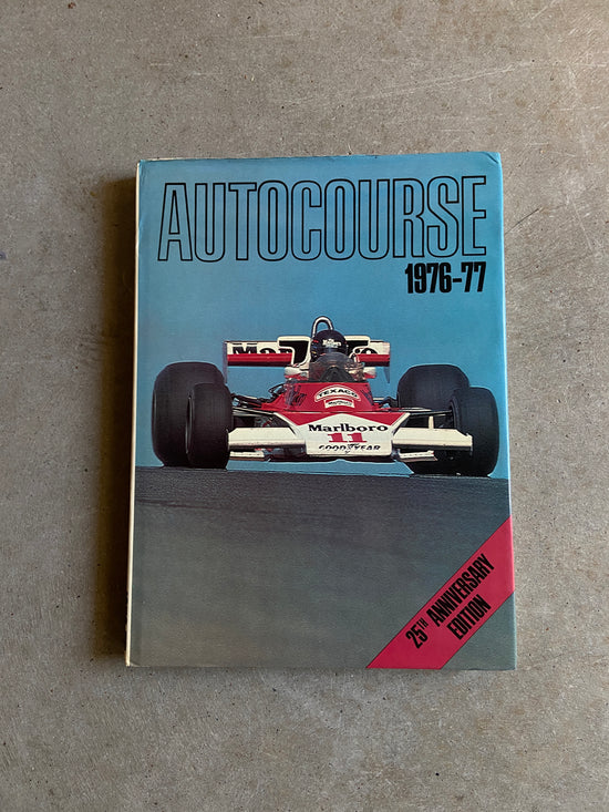 1976-77 Autocourse 25th Anniversary Edition Book By Mike Kettlewell