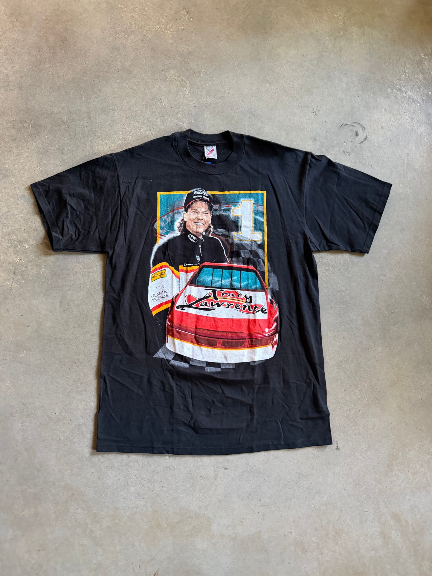 VTG Tracy Lawerence Nascar Country Tee Sz L