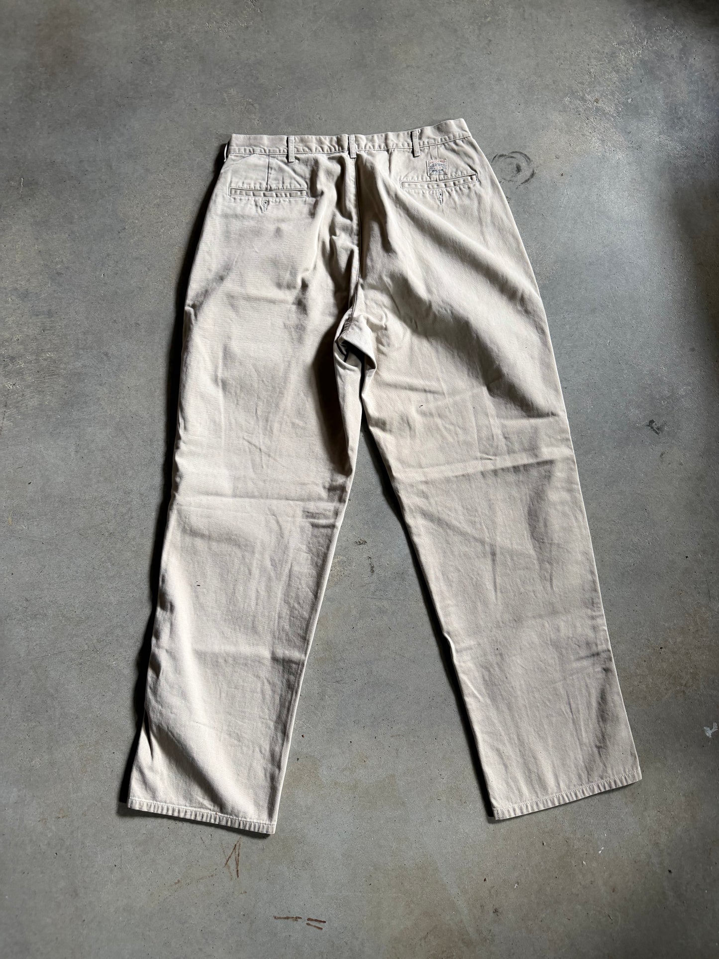 VTG Polo Made In USA Chino Pants Sz 34x32