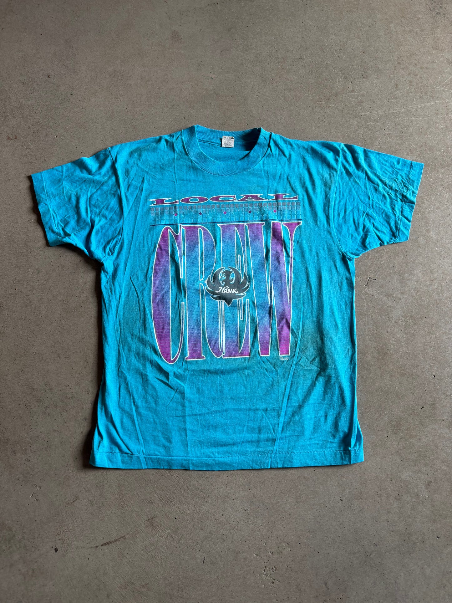 VTG 80s Hank Williams Jr. Local Crew Tee Sz L