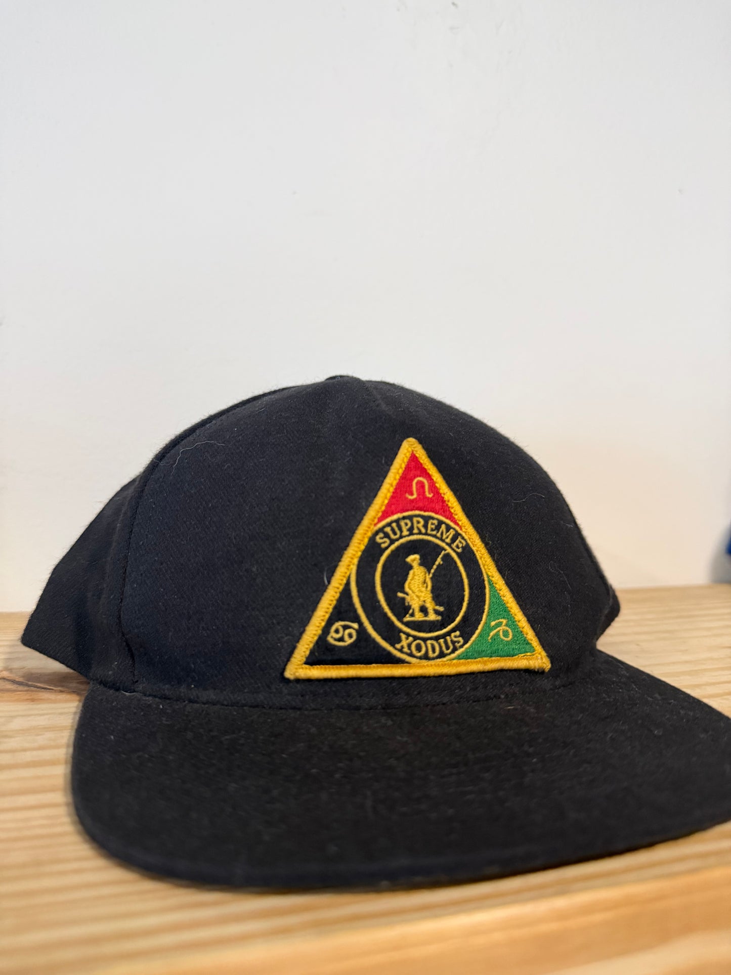 Supreme Starter Xodus Black 5 Panel Hat