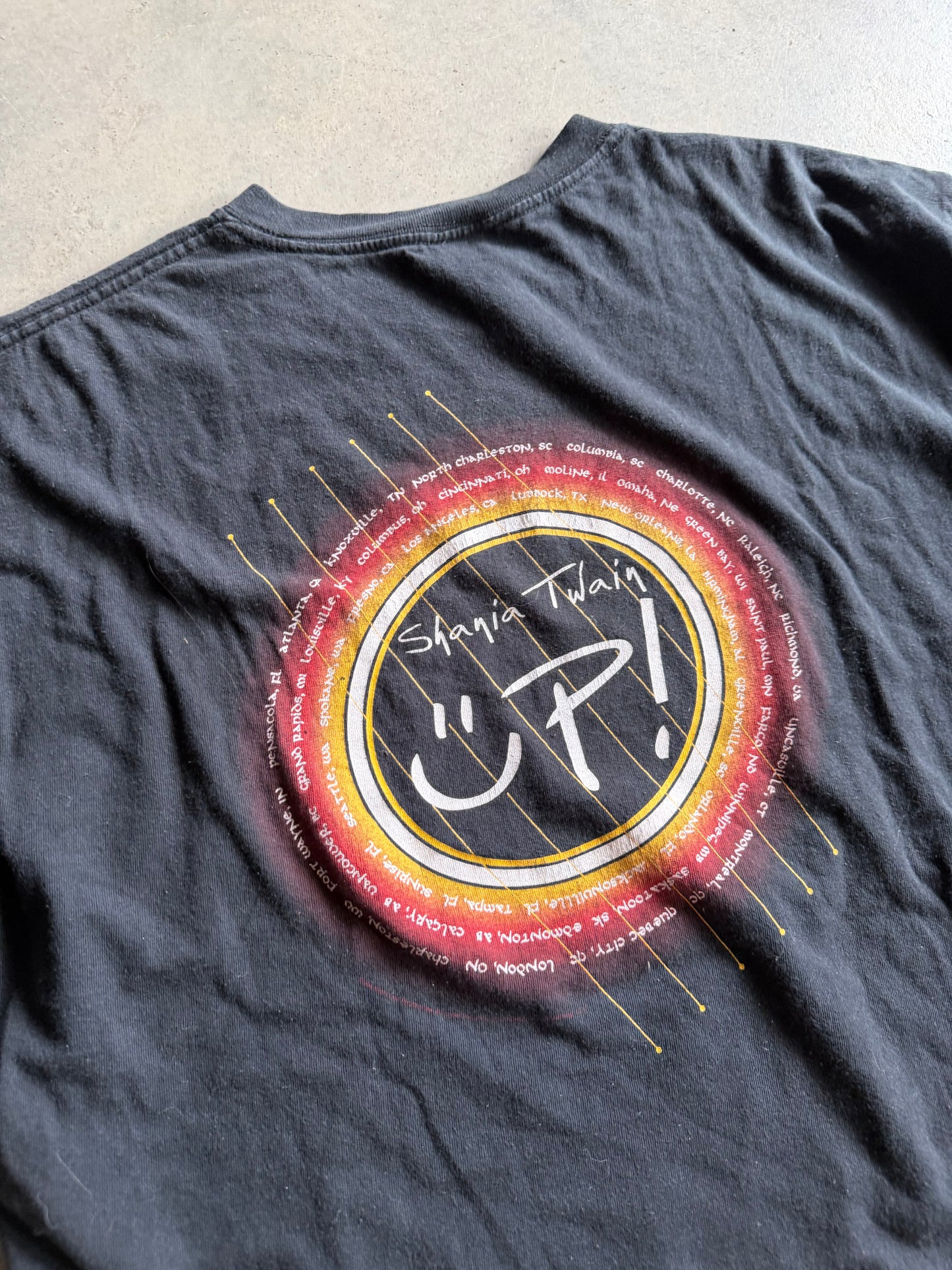 VTG Shania Twain Up Tour Tee Sz L