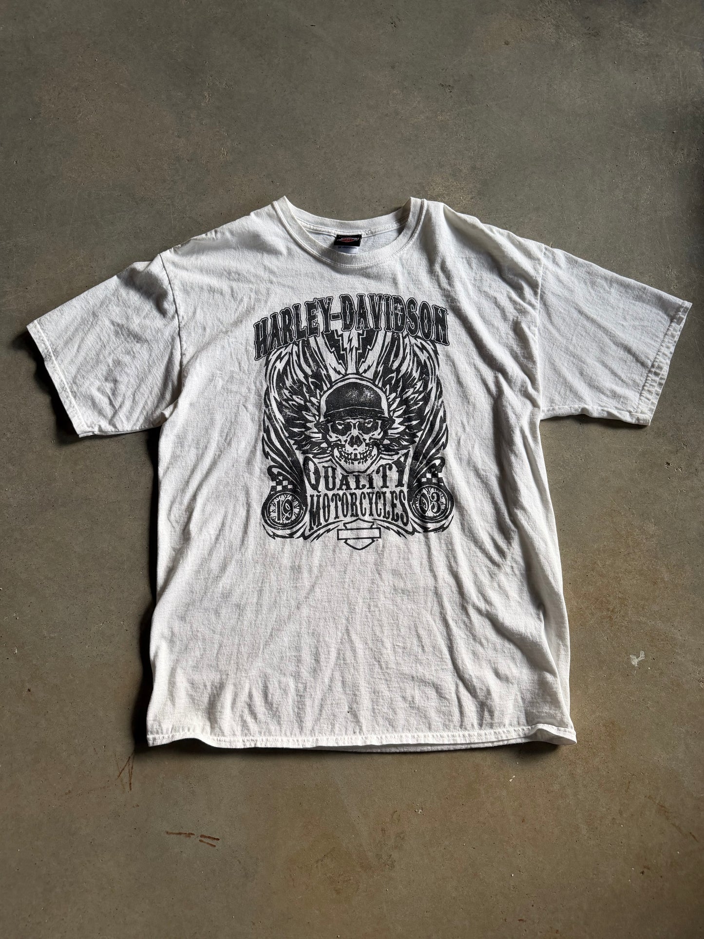 VTG Harley Davidson Skull Tee Sz XL