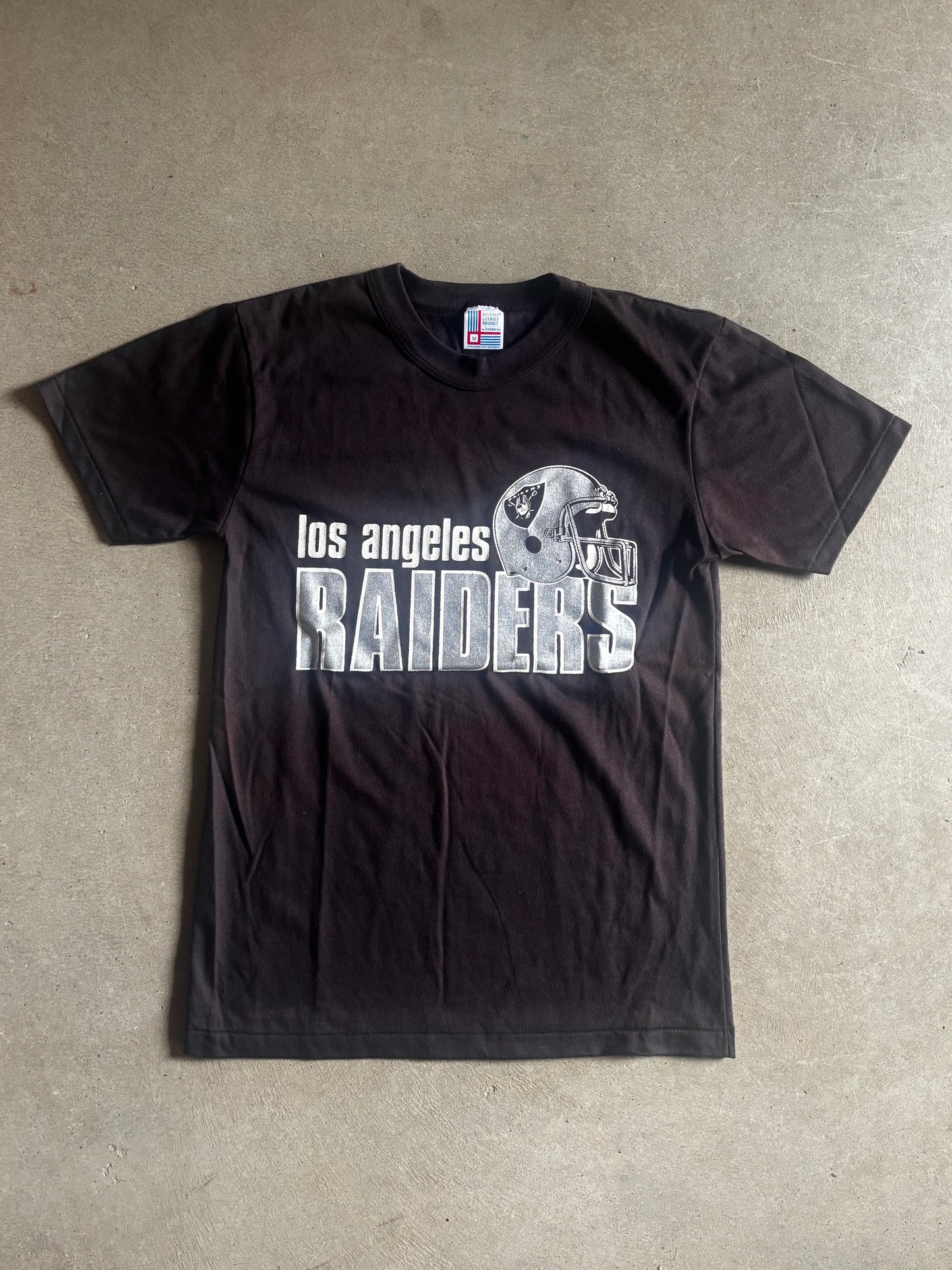 VTG Los Angeles Raiders Garan Font Tee Sz S/M