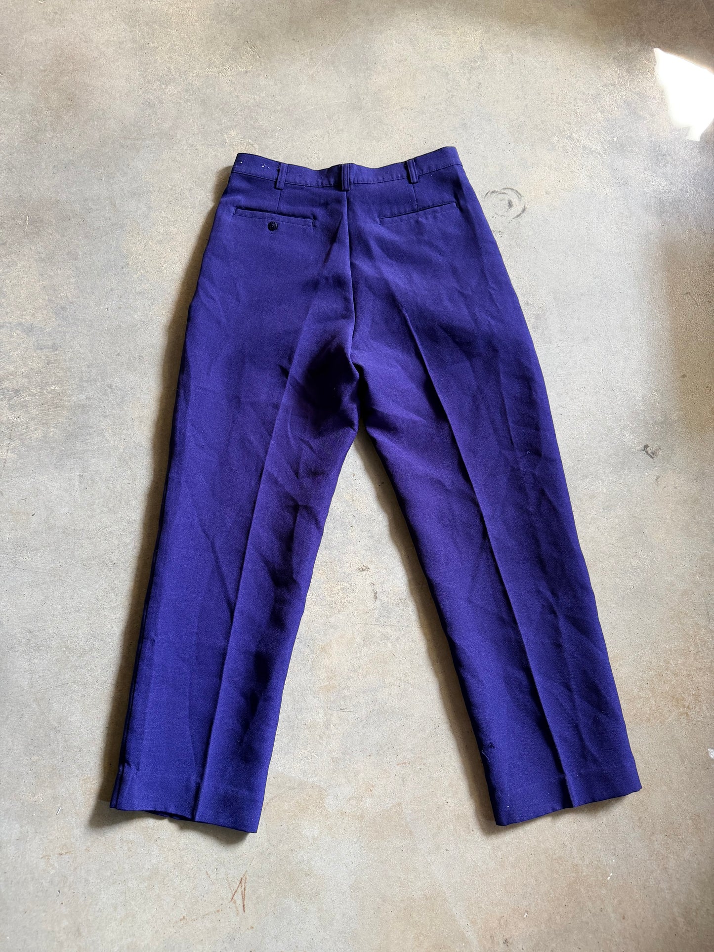 VTG Montique Purple Dress Pants Sz 34x32