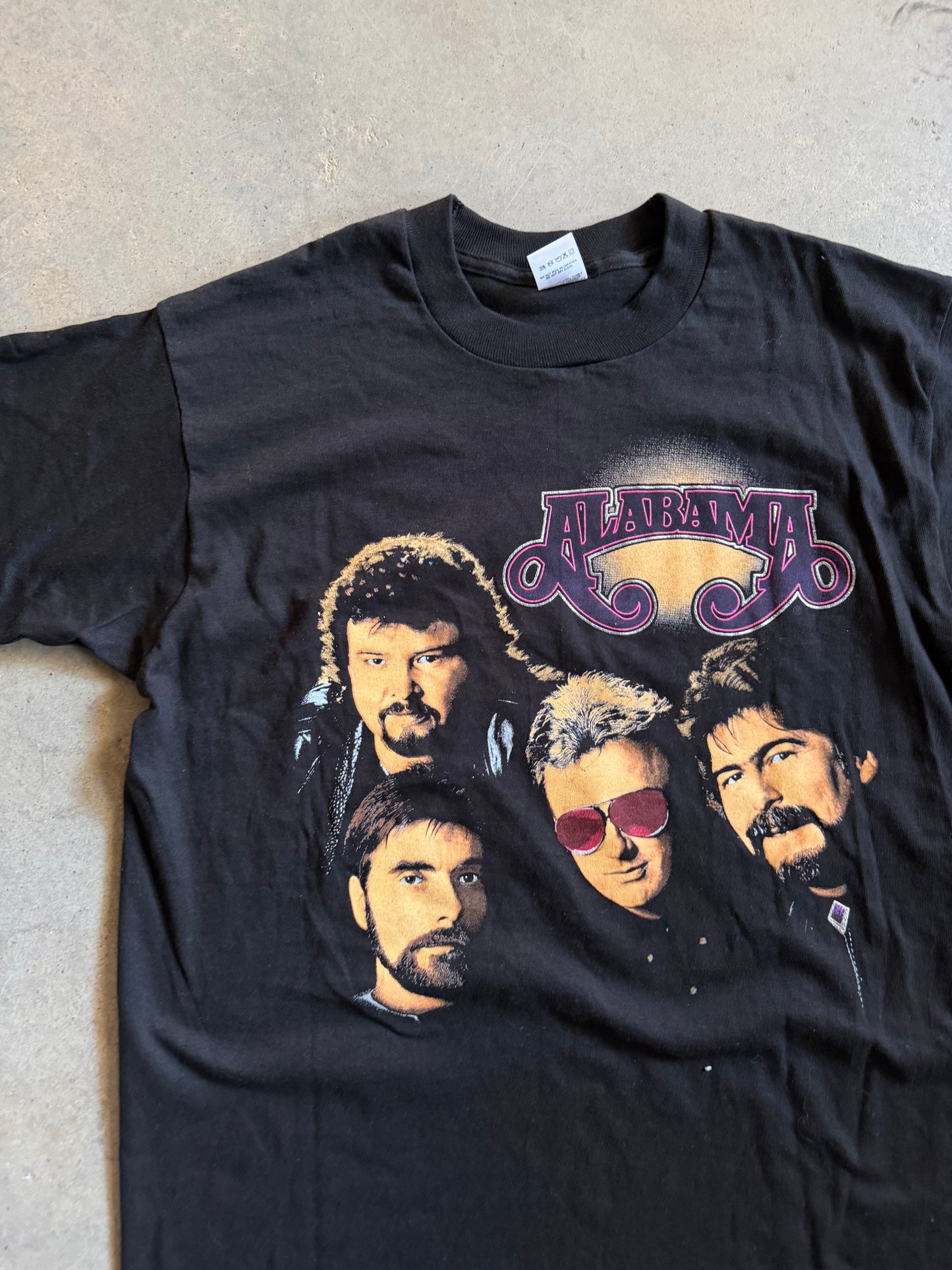 VTG Alabama Portait Stars Tee Sz L