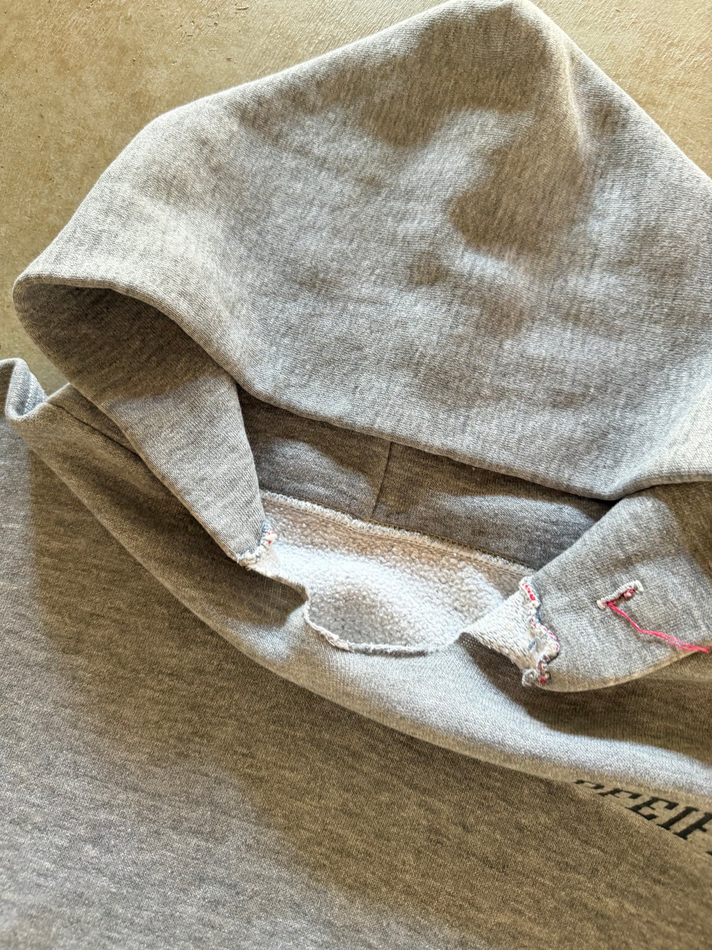 VTG Pfeiffer Gray Cropped Hoodie Sz M/L